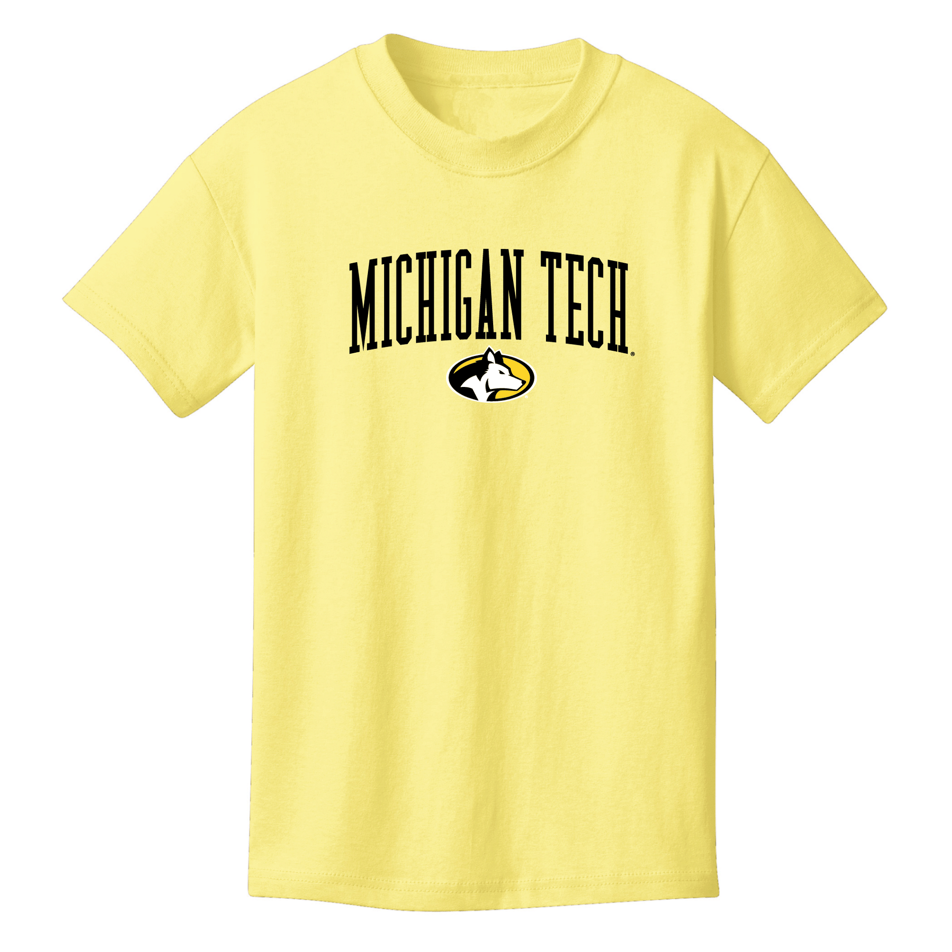 Michigan Technological University Huskies Jumbo Arch Youth T-Shirt