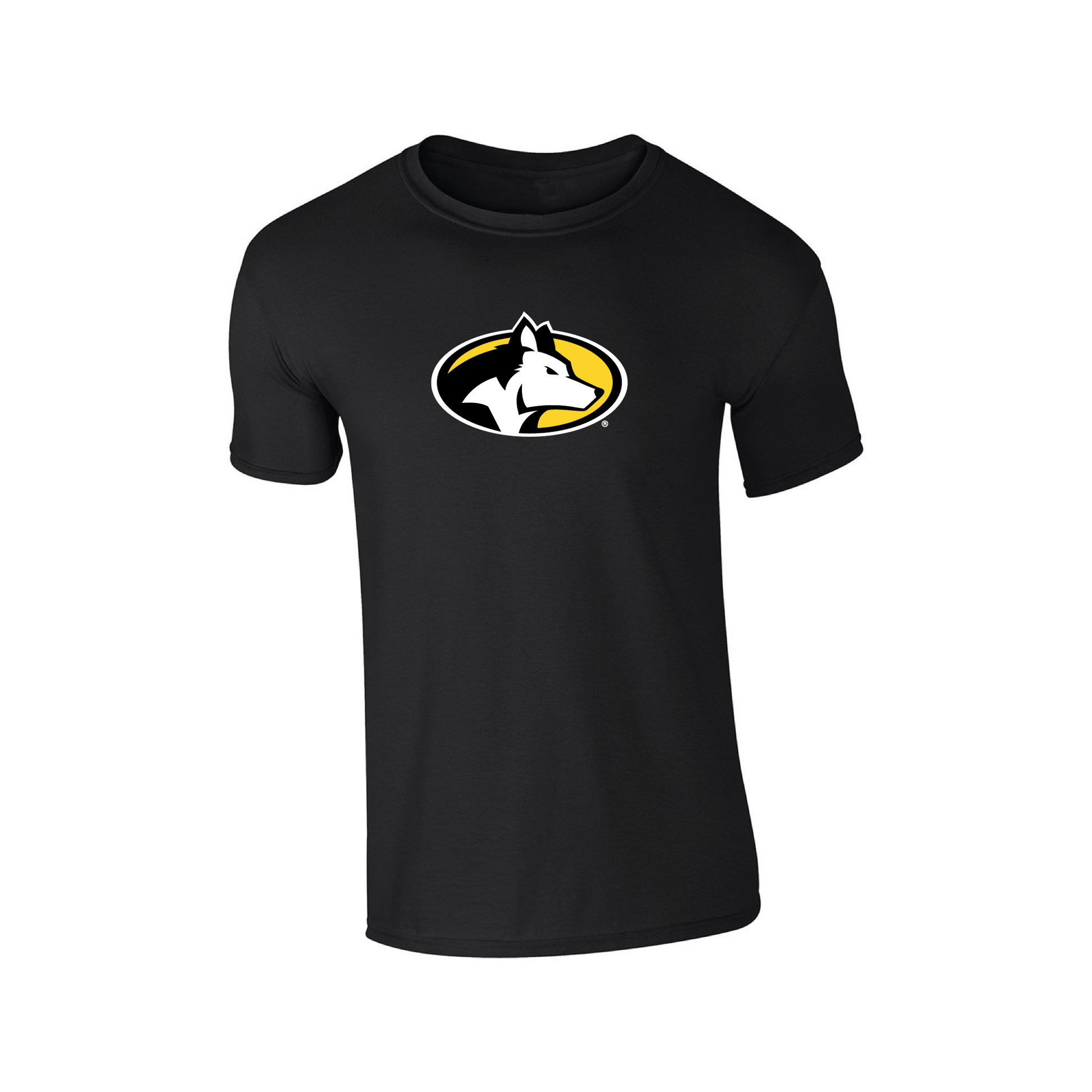 Michigan Technological University Huskies Jumbo Logo Adult T-Shirt