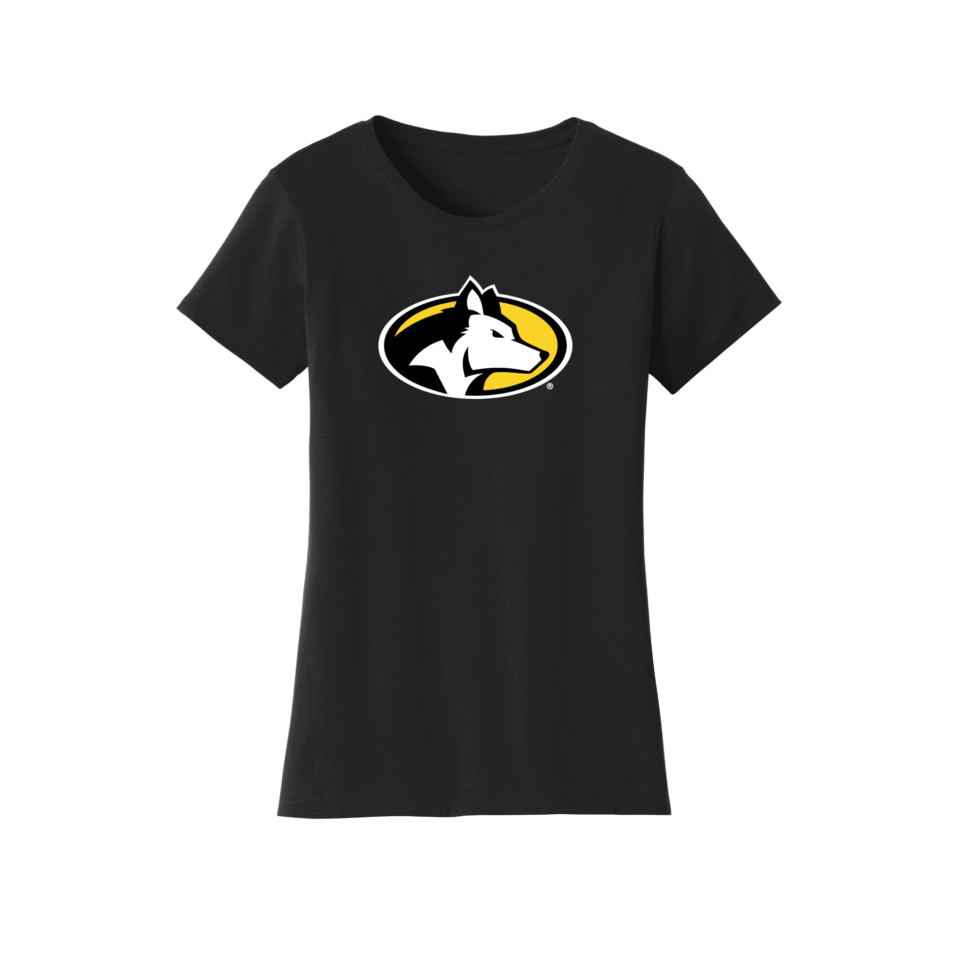 Michigan Technological University Huskies Jumbo Logo Womens T-Shirt