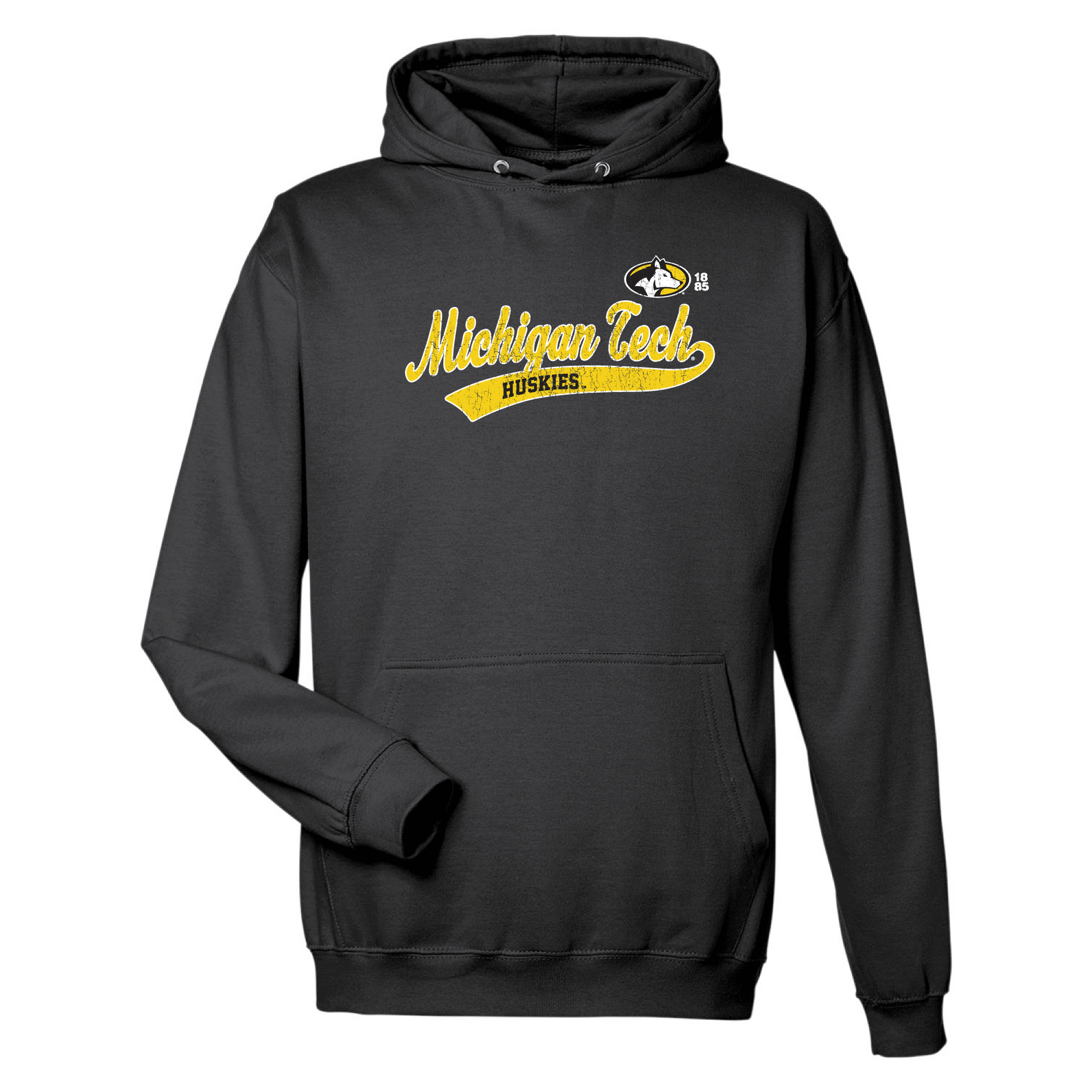 Michigan Technological University Huskies Old School Hooded Sweatshirt