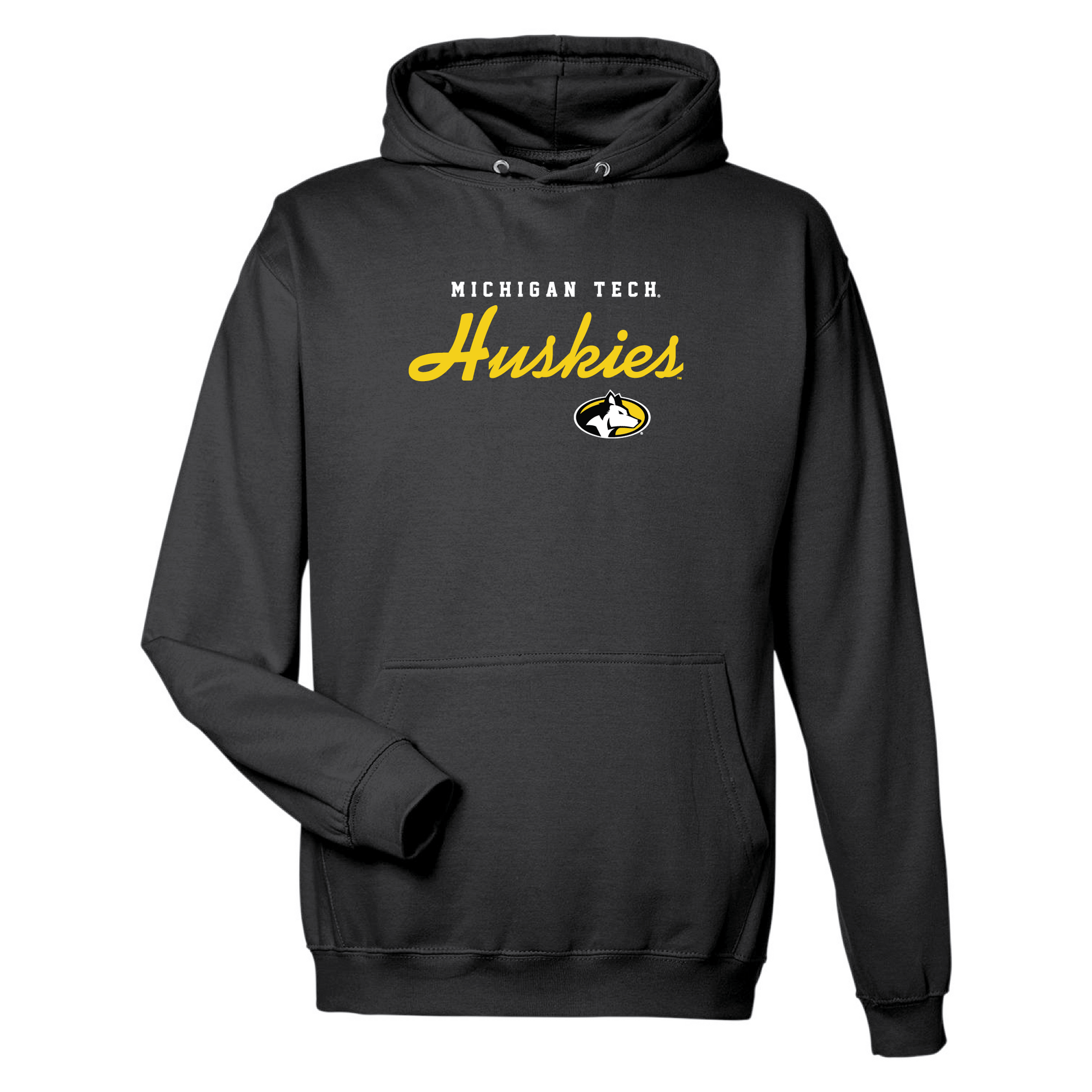 Michigan Technological University Huskies Machine Script Hooded Sweatshirt