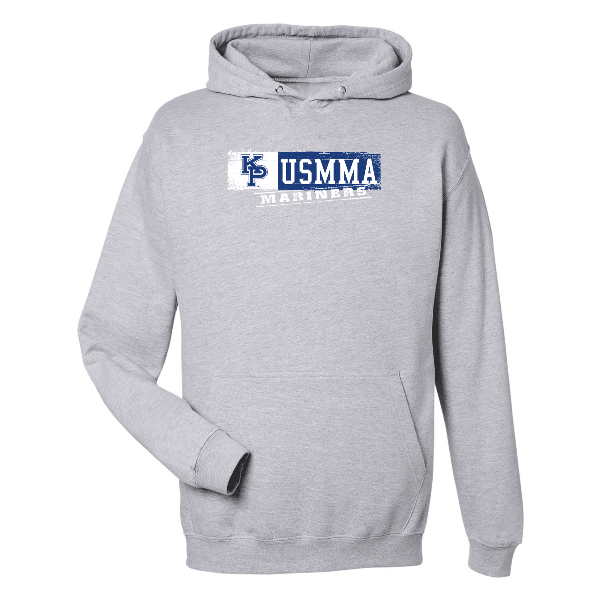 United States Merchant Marine Academy Mariners Sticker Hooded Sweatshirt Fleece