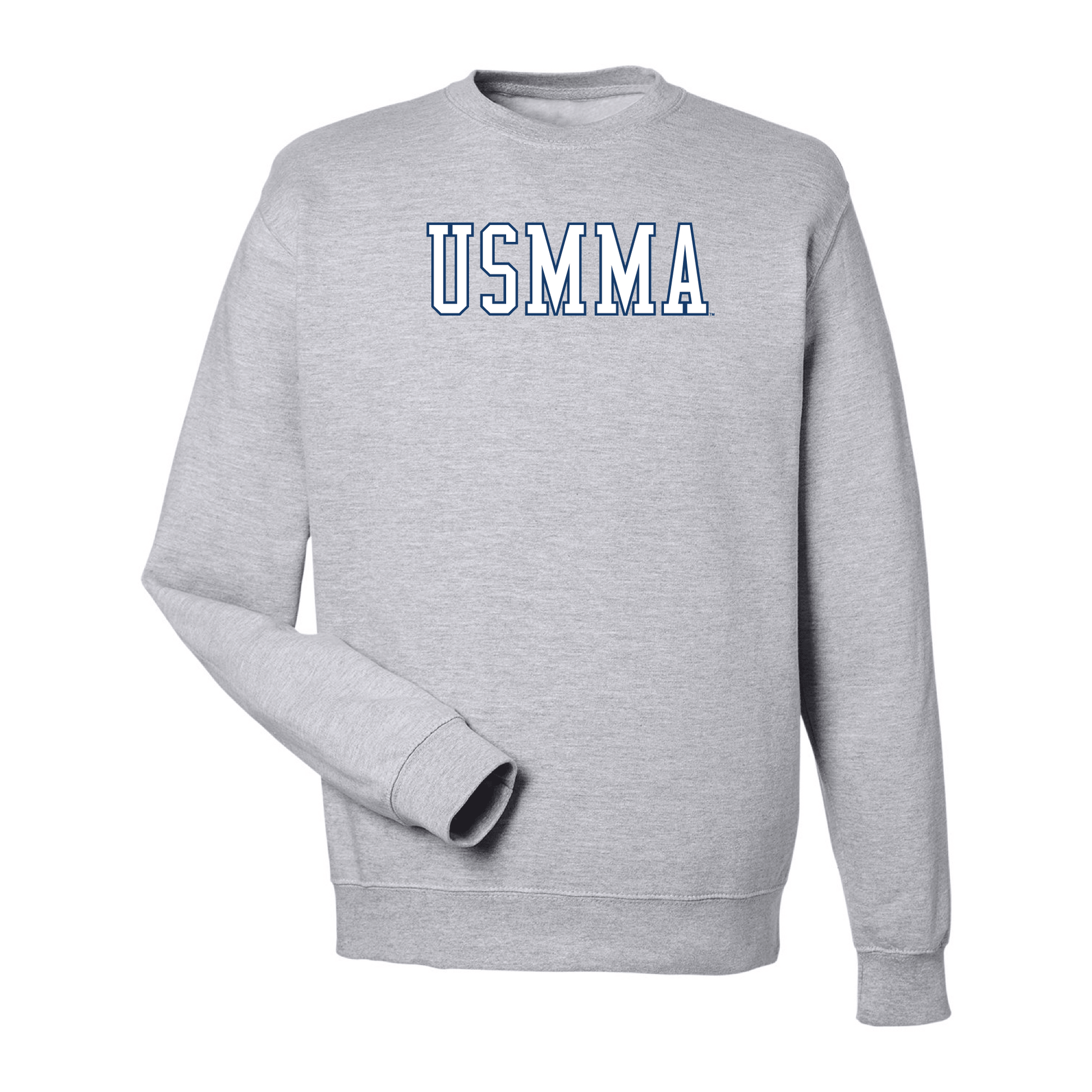United States Merchant Marine Academy Mariners Block Crewneck Sweatshirt Fleece
