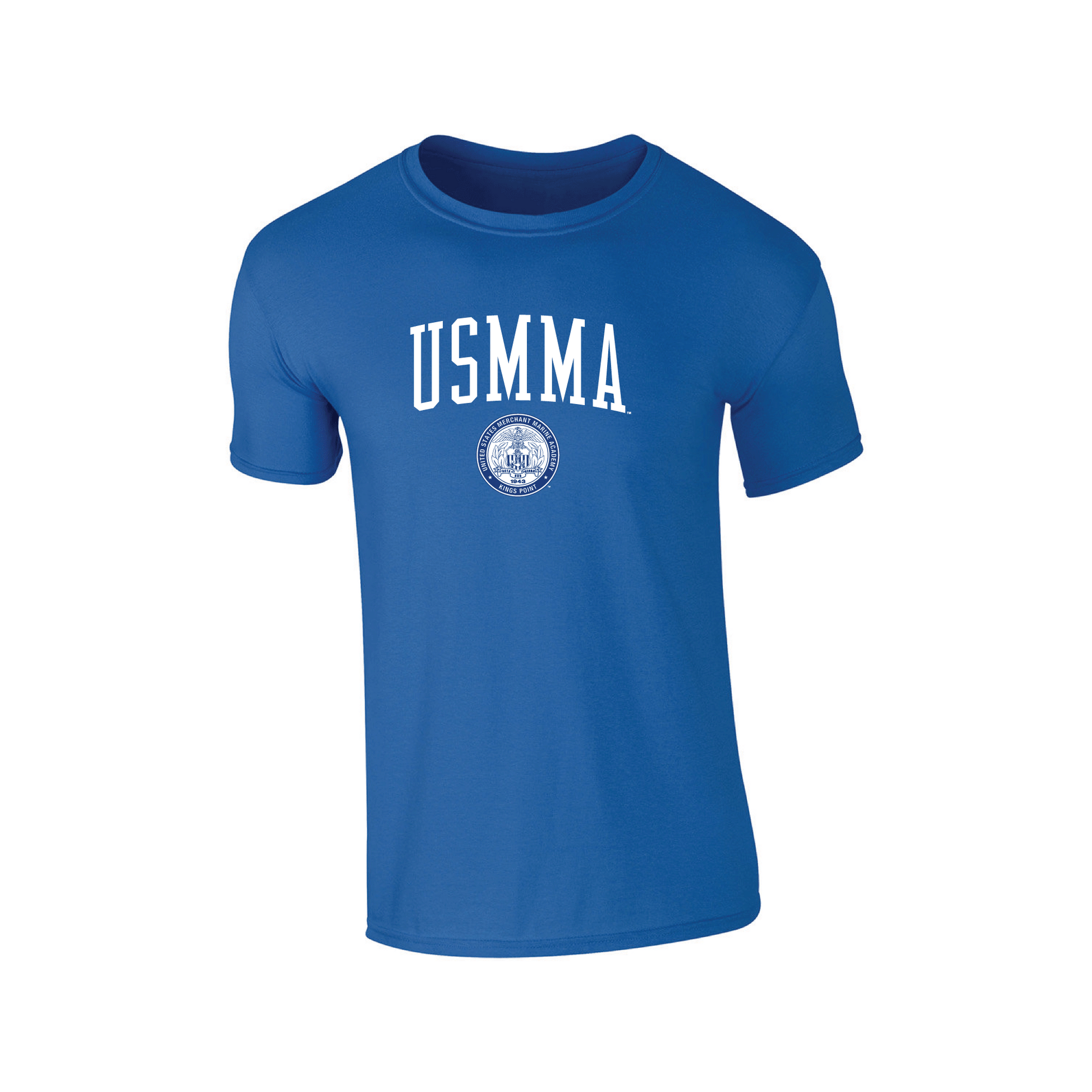 United States Merchant Marine Academy Mariners Jumbo Arch T-shirt Unisex Cotton