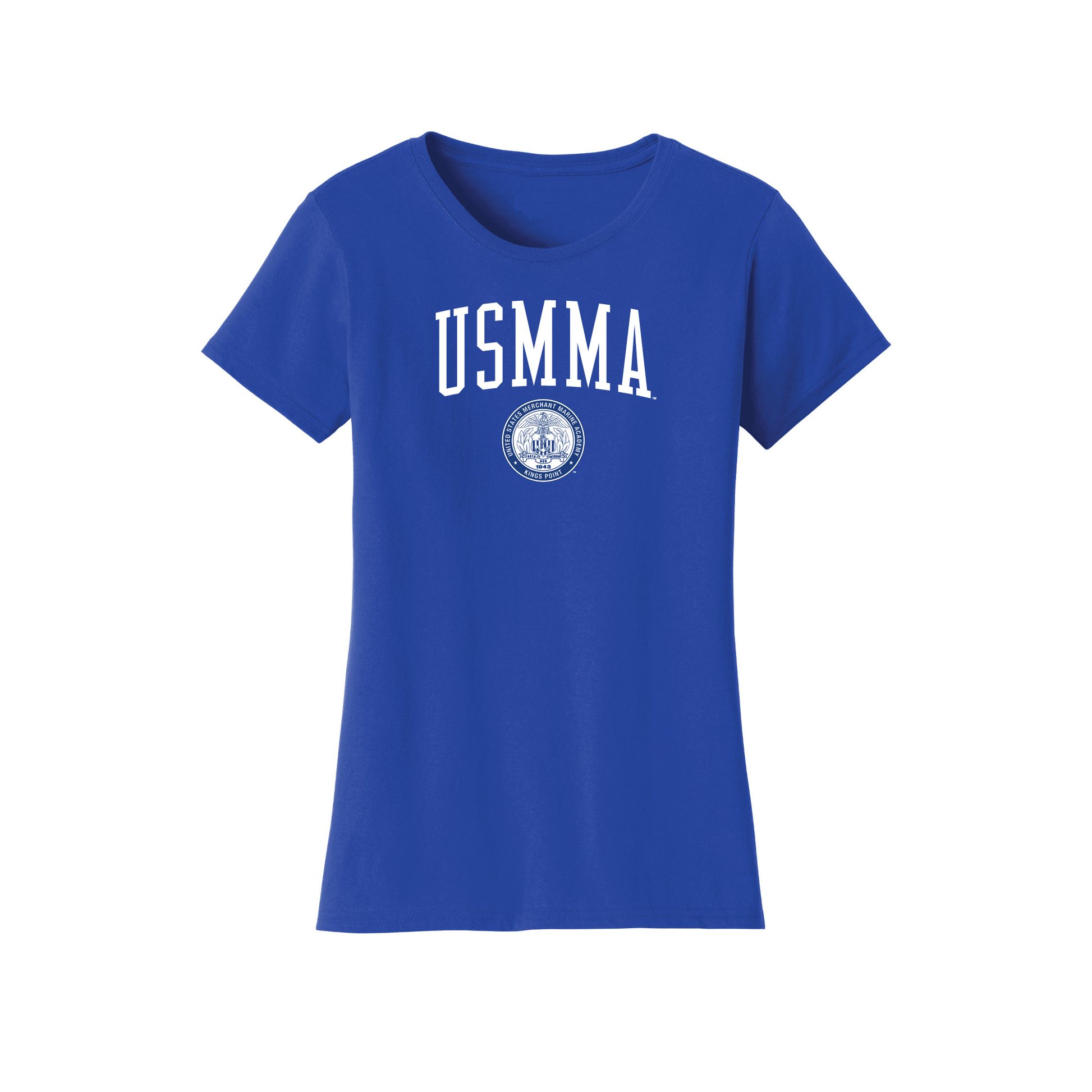 United States Merchant Marine Academy Mariners Jumbo Arch Womens Relaxed T-shirt