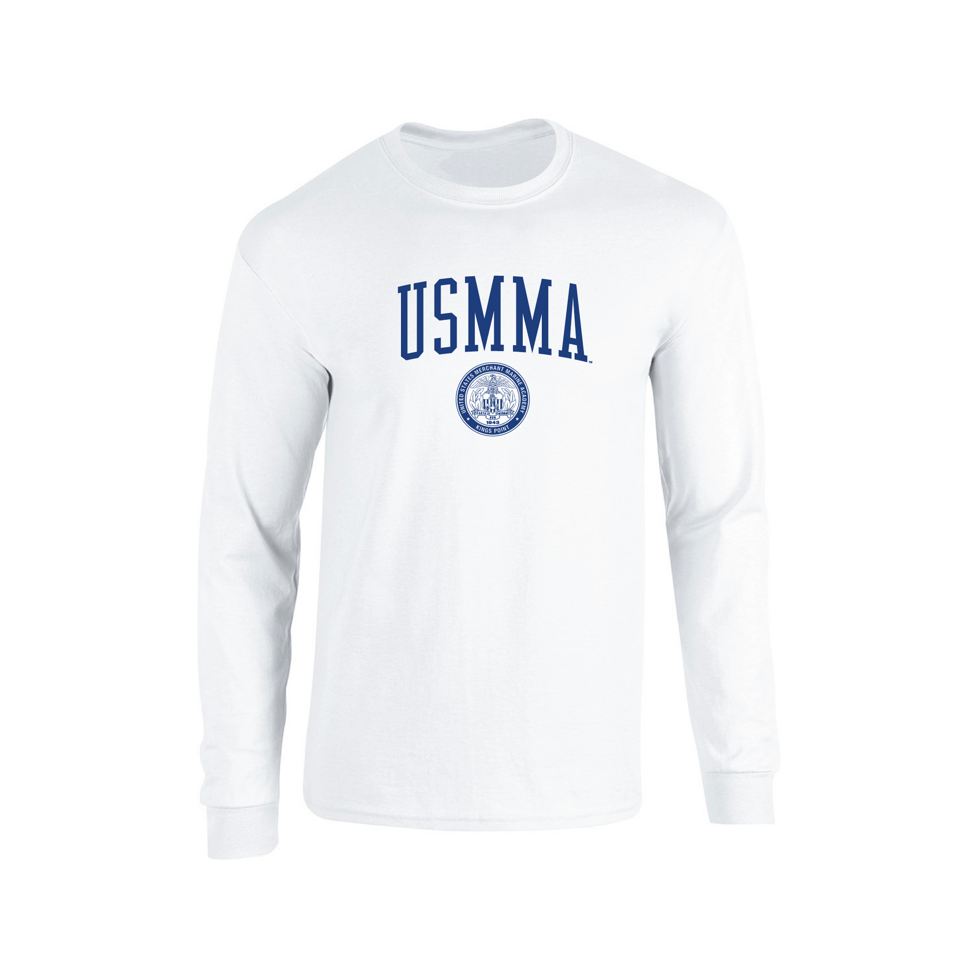 United States Merchant Marine Academy Mariners Jumbo Arch Long Sleeve T-shirt Unisex