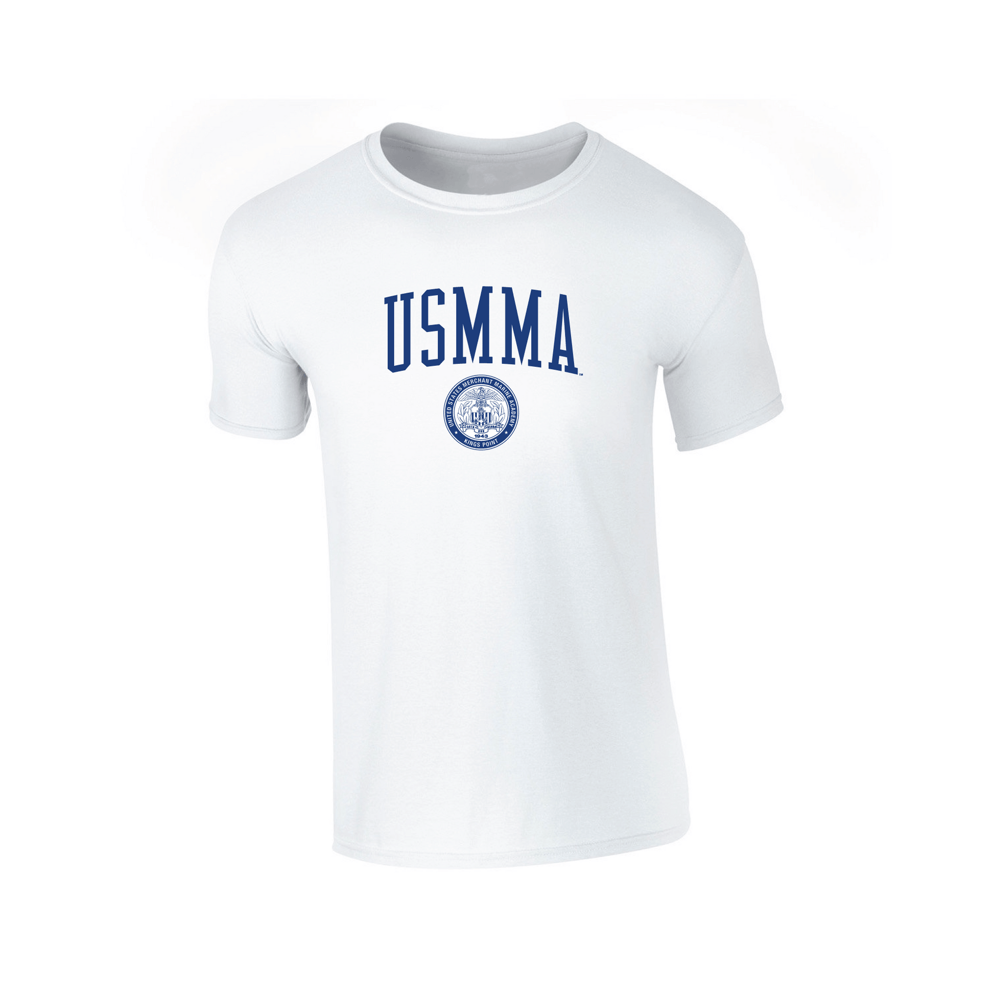 United States Merchant Marine Academy Mariners Jumbo Arch T-shirt Unisex Cotton