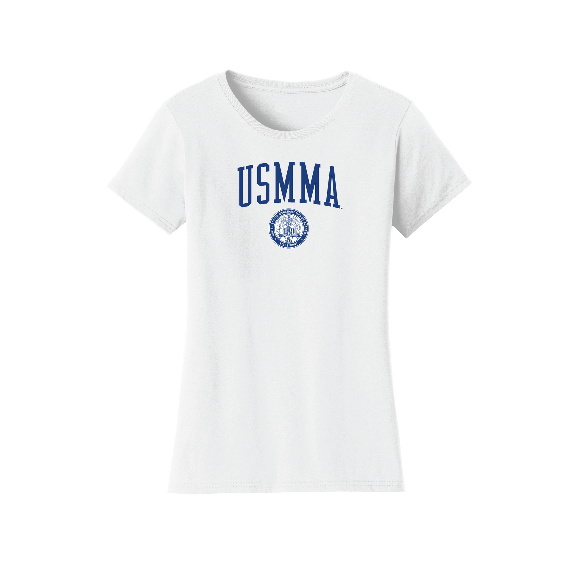 United States Merchant Marine Academy Mariners Jumbo Arch Womens Relaxed T-shirt