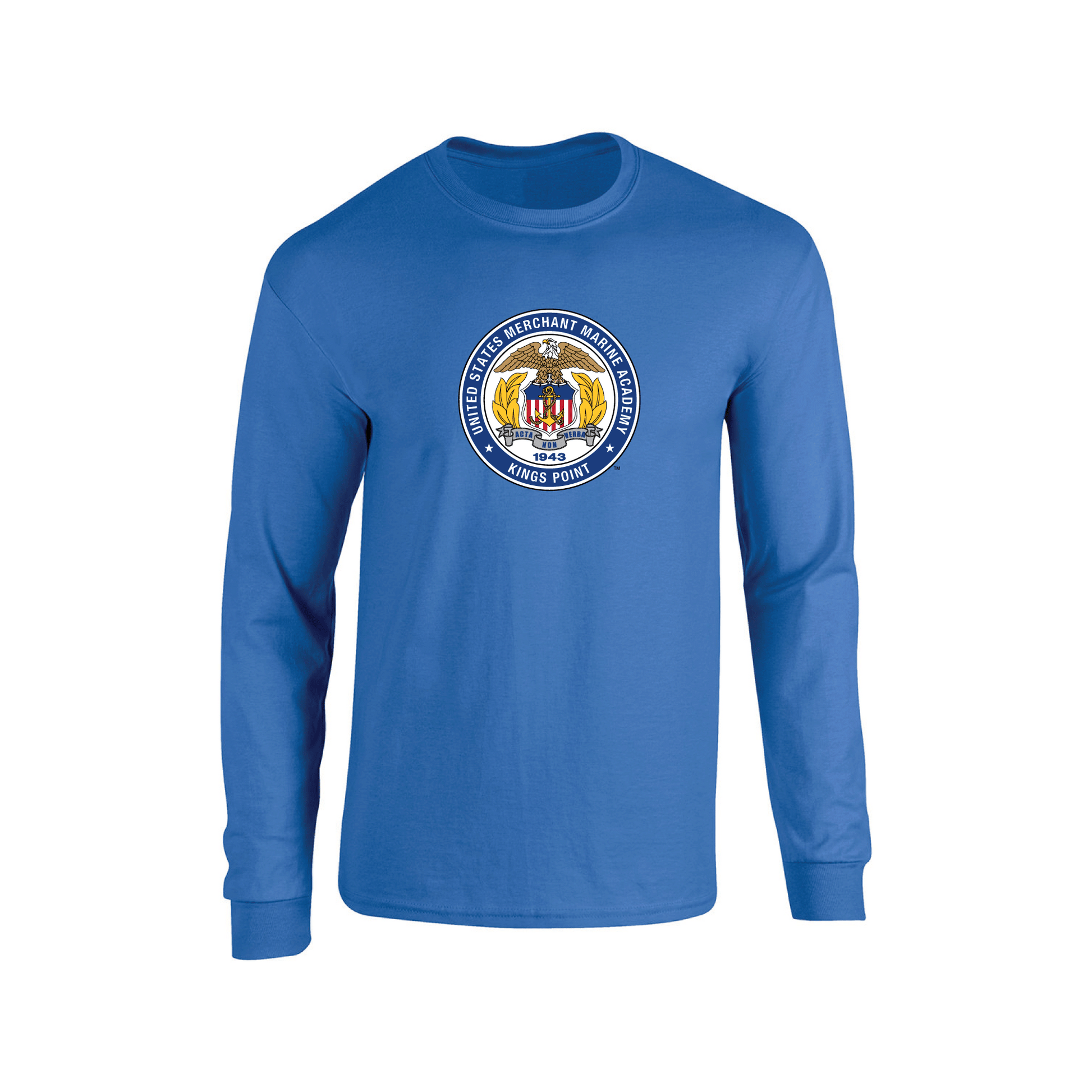 United States Merchant Marine Academy Mariners Jumbo Logo Long Sleeve T-shirt Unisex
