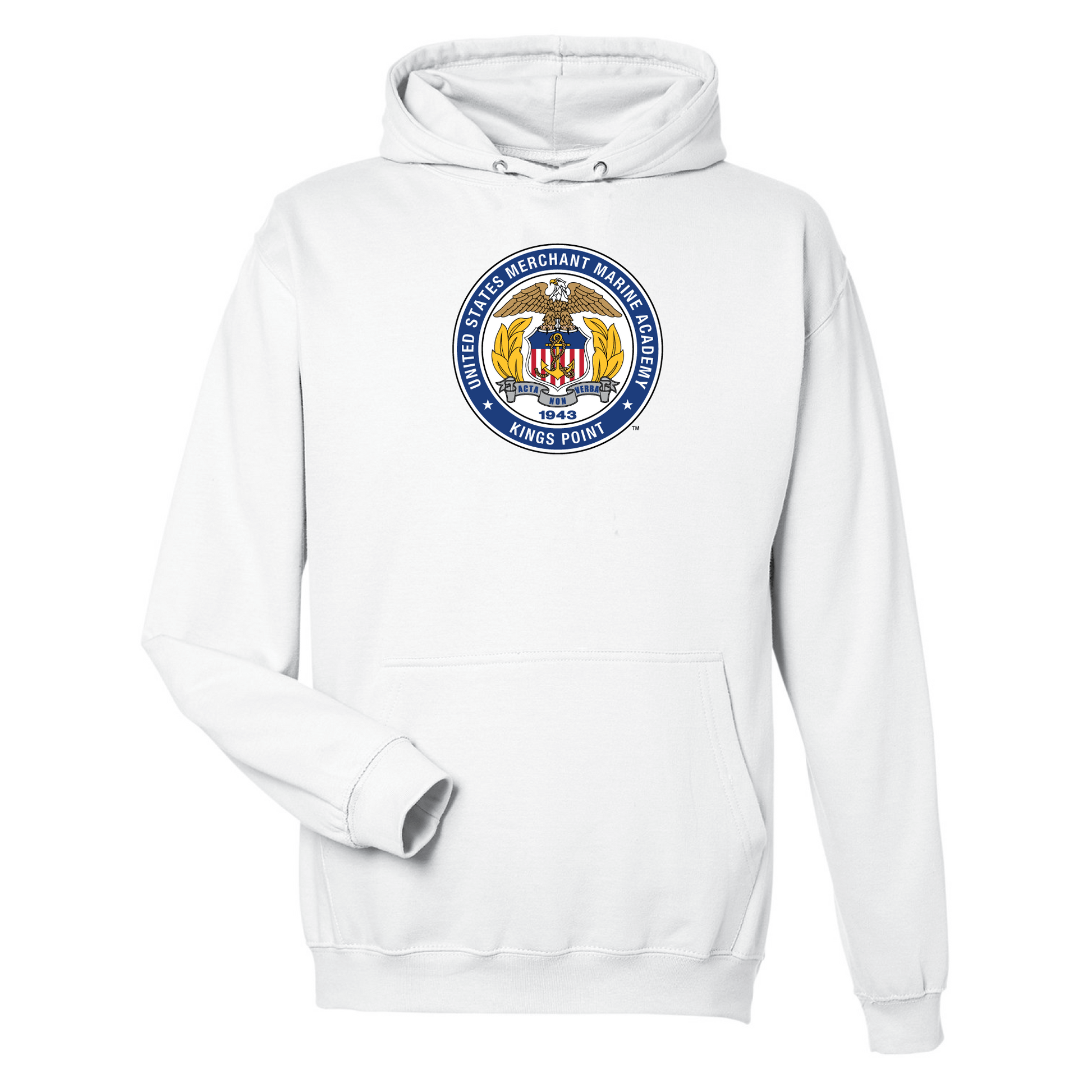 United States Merchant Marine Academy Mariners Jumbo Logo Hooded Sweatshirt Fleece