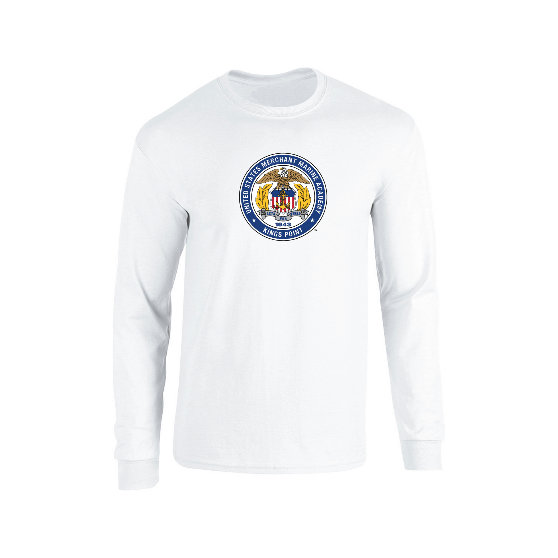 United States Merchant Marine Academy Mariners Jumbo Logo Long Sleeve T-shirt Unisex