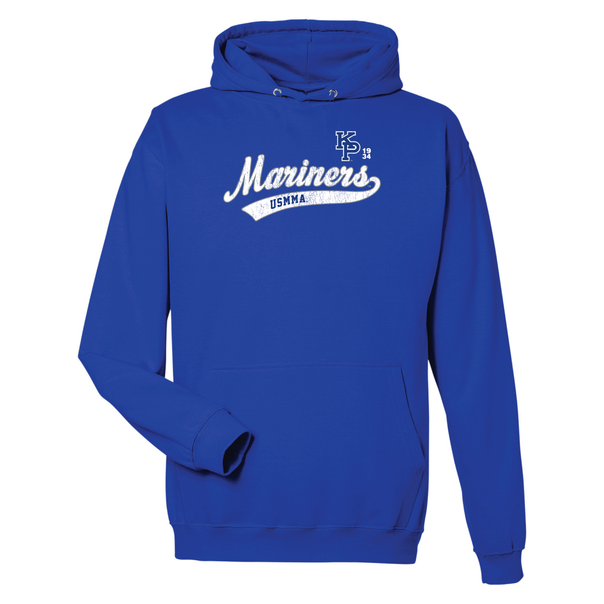 United States Merchant Marine Academy Mariners Old School Hooded Sweatshirt Fleece