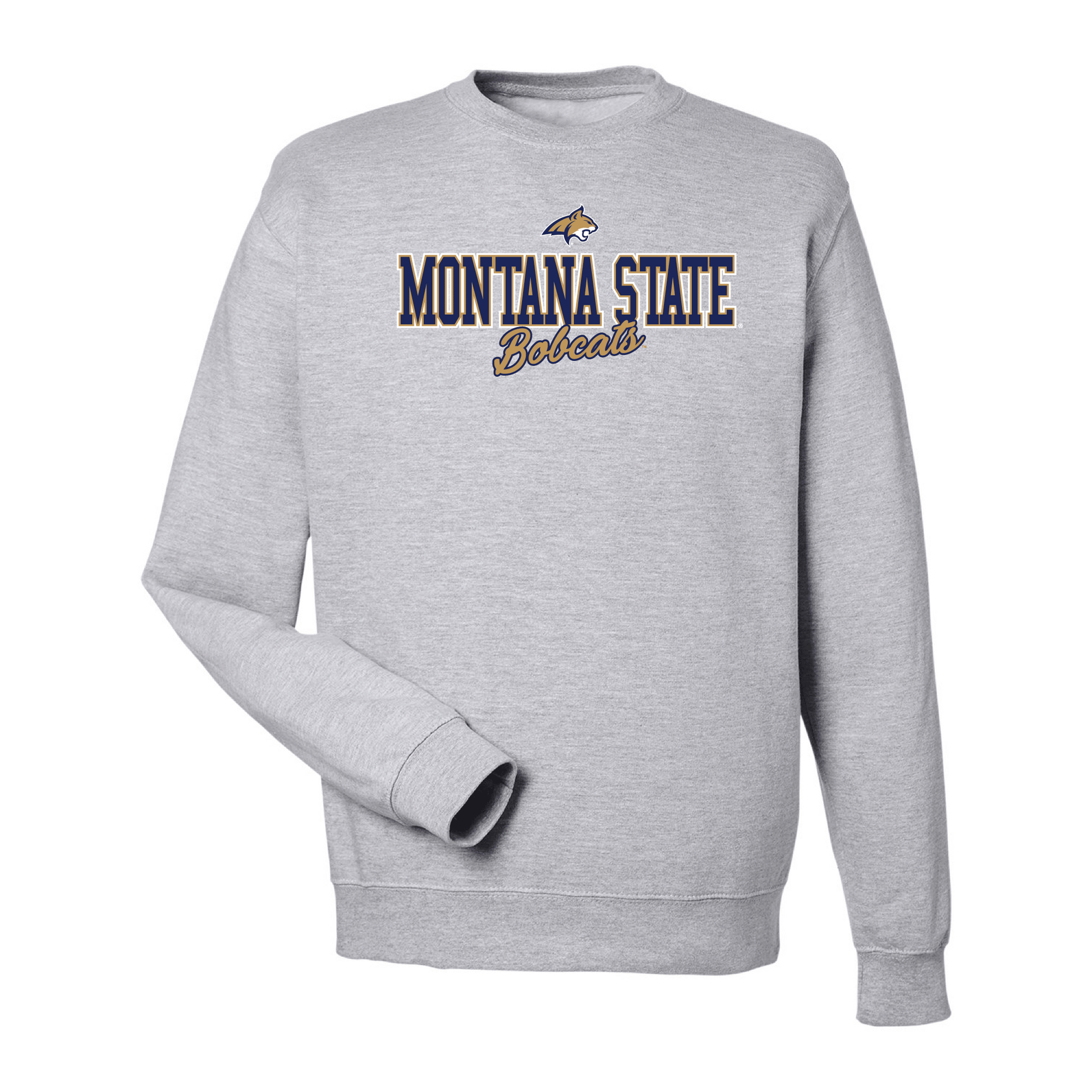 Montana State University Bobcats Campus Script Crewneck Sweatshirt