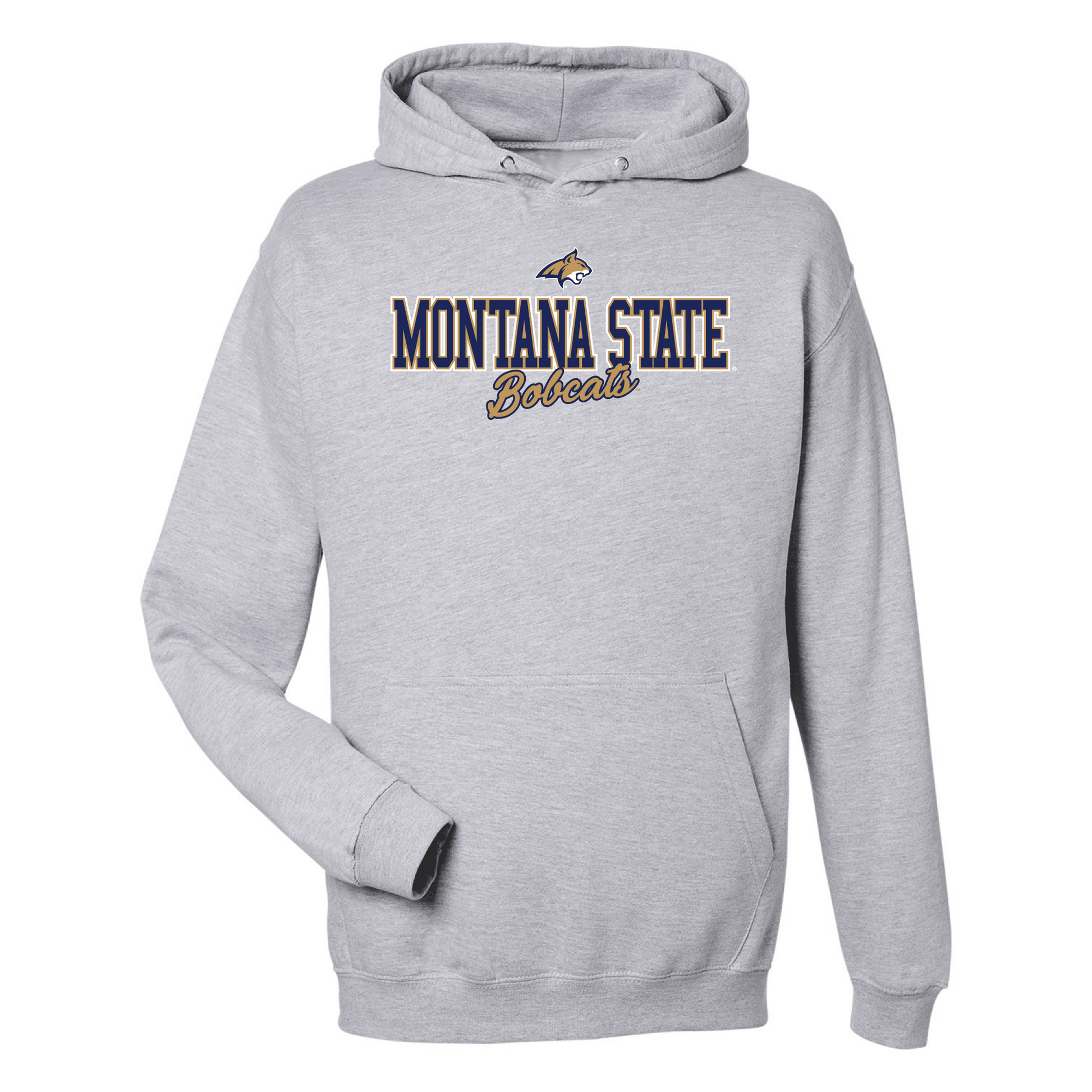 Montana State University Bobcats Campus Script Hooded Sweatshirt