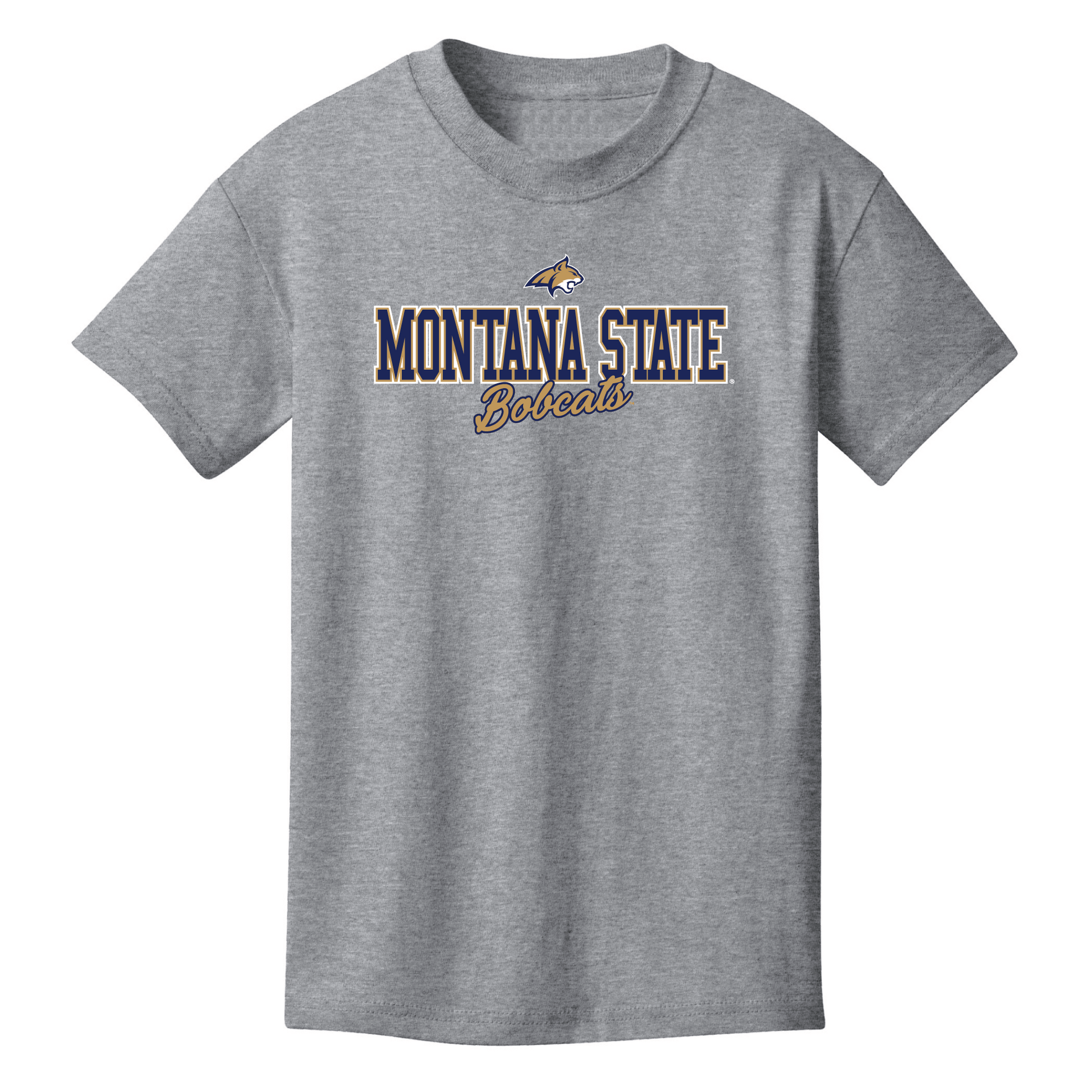 Montana State University Bobcats Campus Script Youth T-Shirt