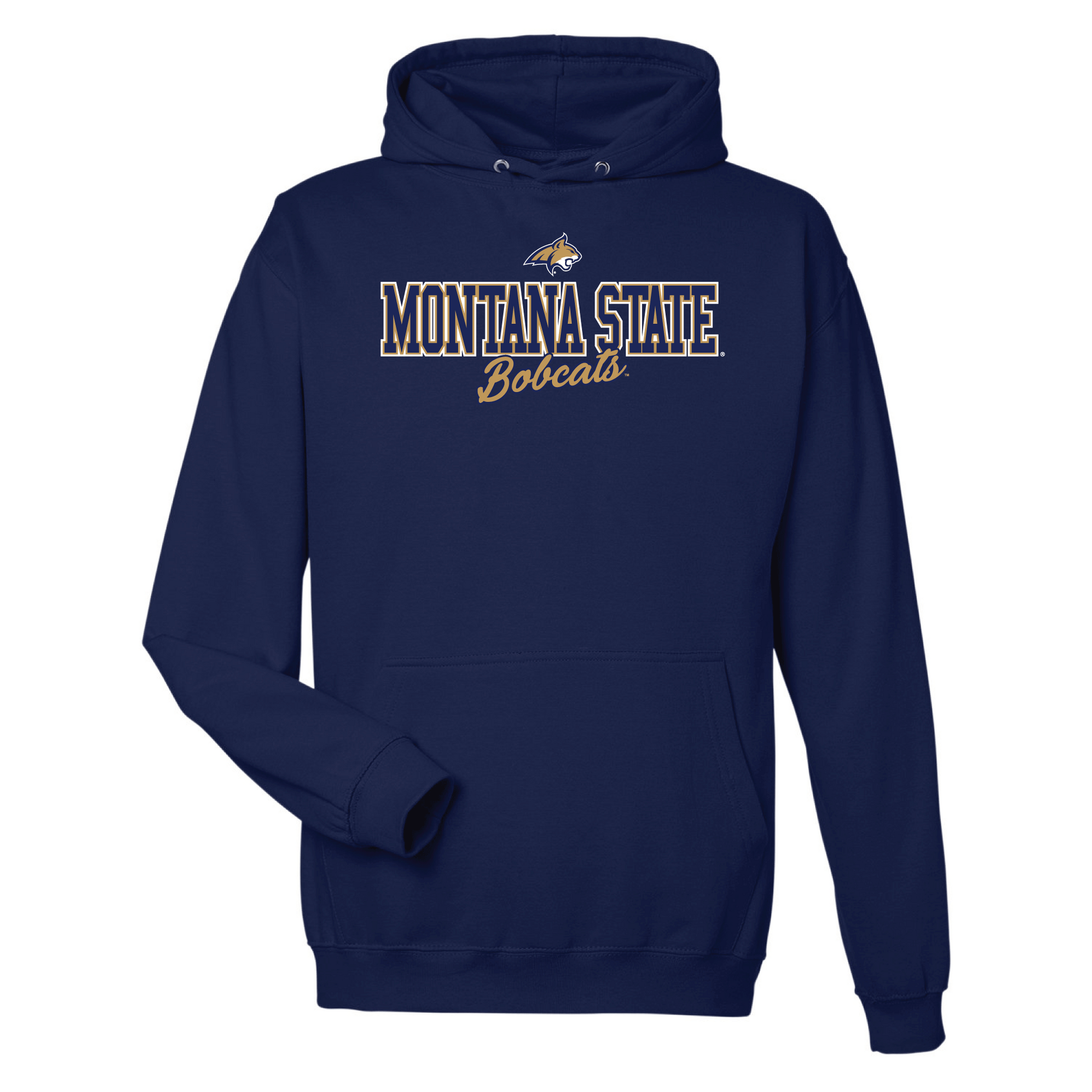 Montana State University Bobcats Campus Script Hooded Sweatshirt