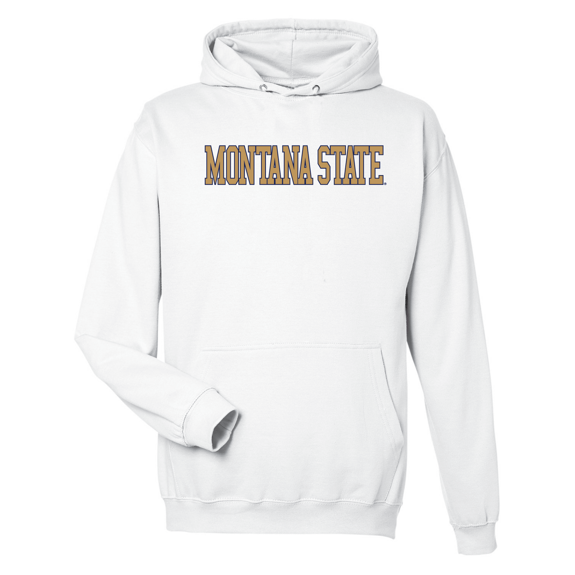 Montana State University Bobcats Block Hooded Sweatshirt