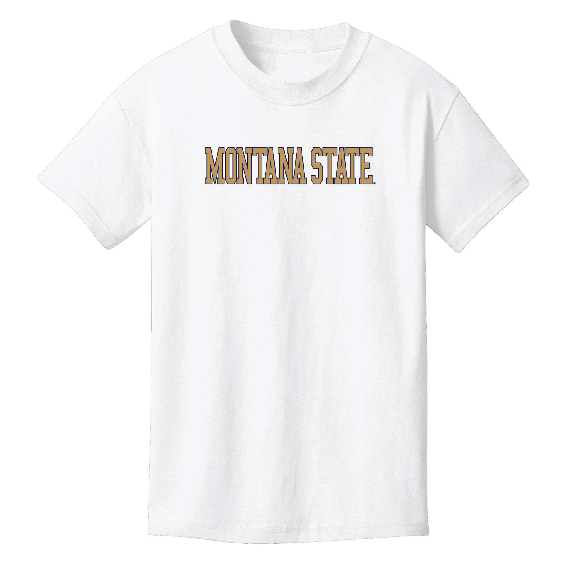 Montana State University Bobcats Block Youth T-Shirt