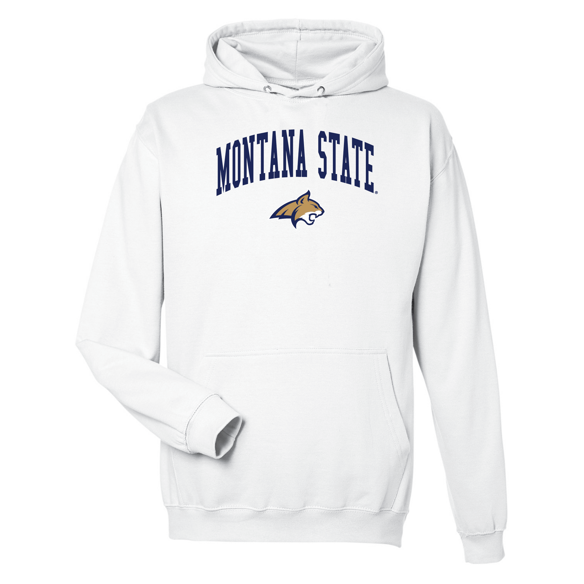 Montana State University Bobcats Jumbo Arch Hooded Sweatshirt