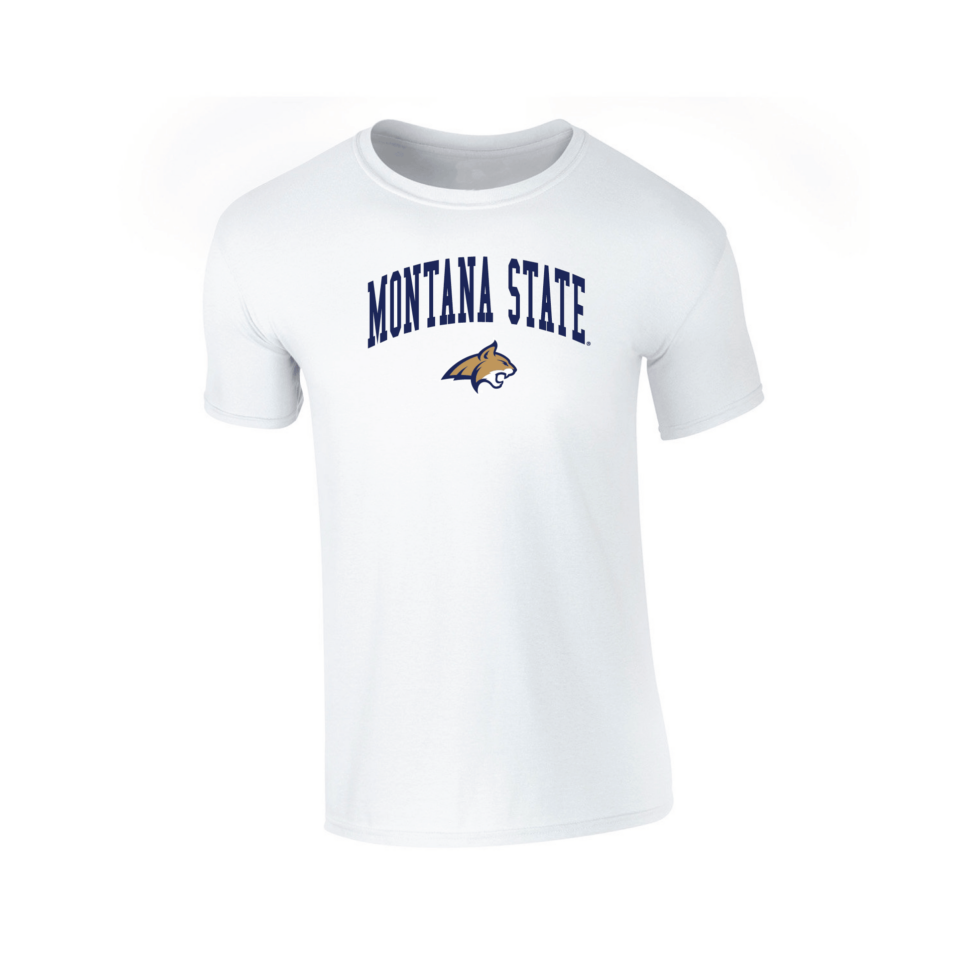 Montana State University Bobcats Jumbo Arch Adult T-Shirt