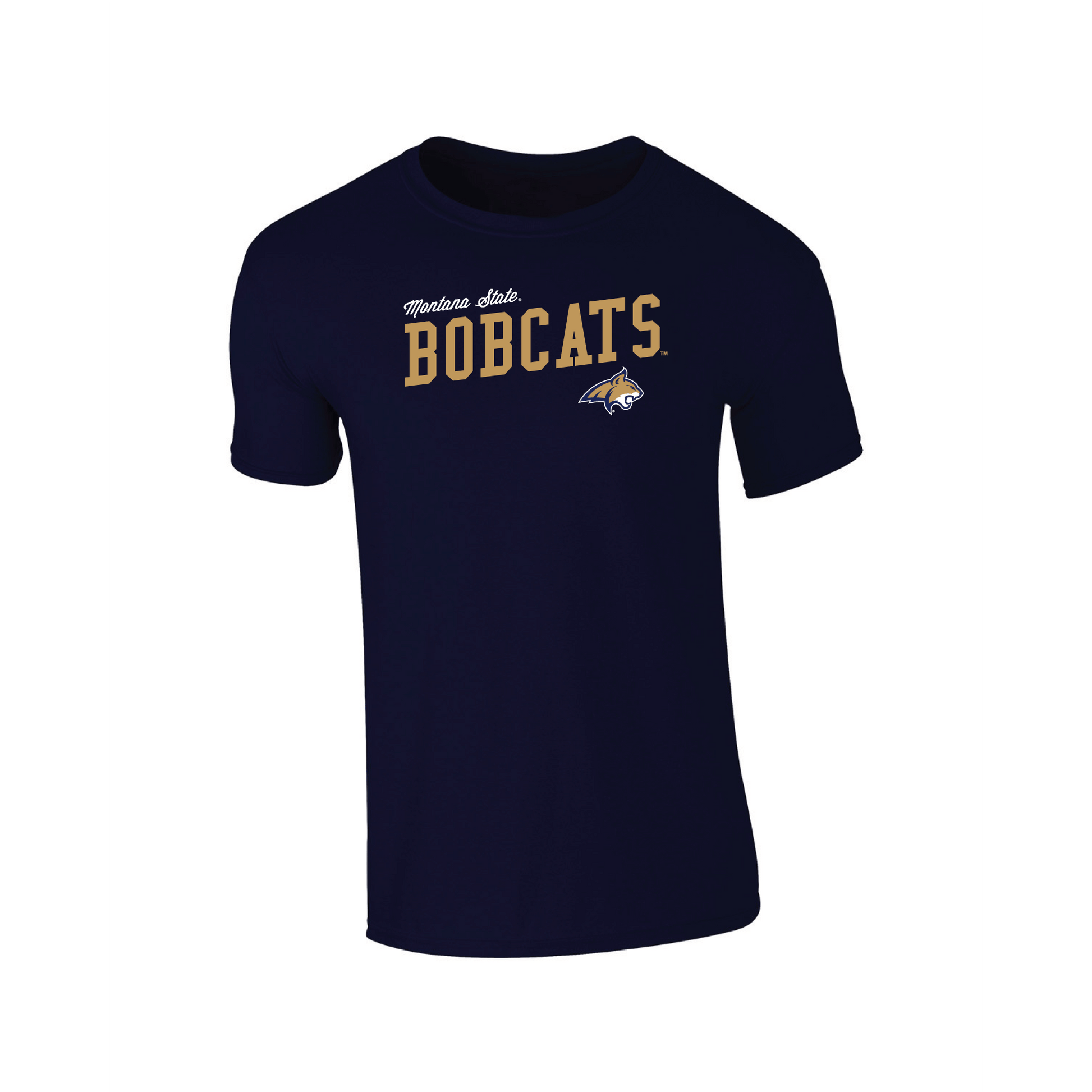Montana State University Bobcats Uphill Victory Adult T-Shirt