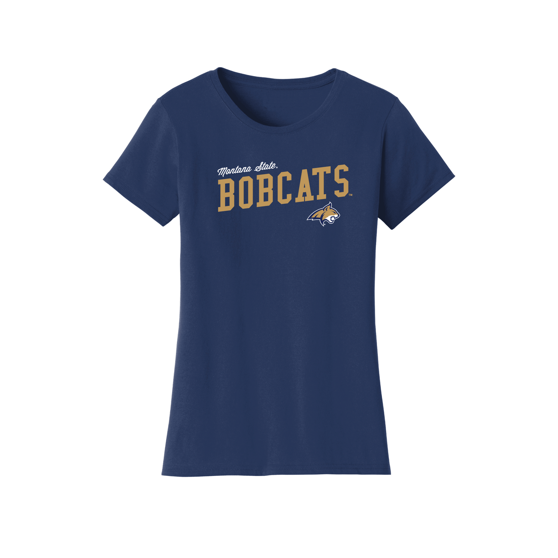 Montana State University Bobcats Uphill Victory Womens T-Shirt