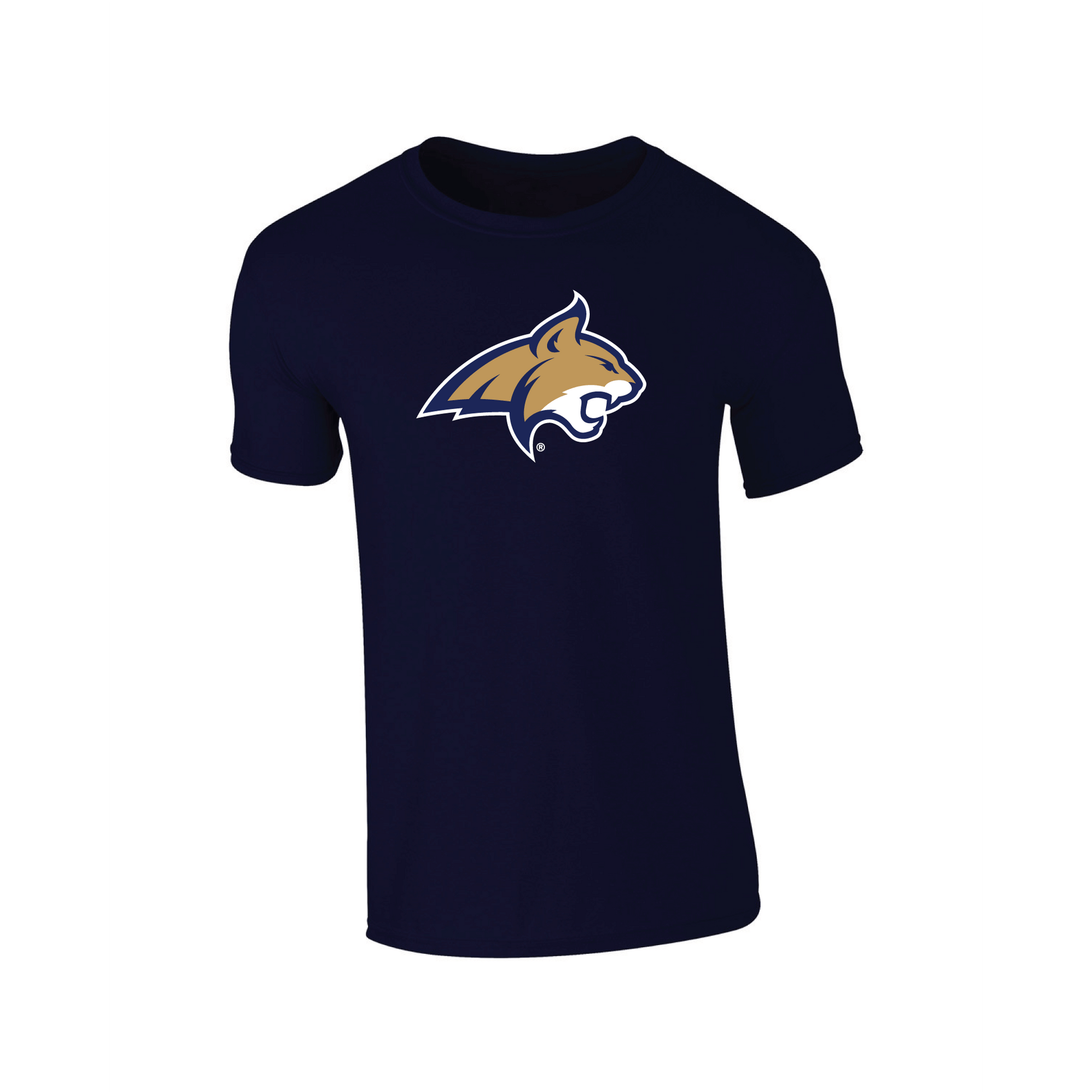 Montana State University Bobcats Jumbo Logo Adult T-Shirt