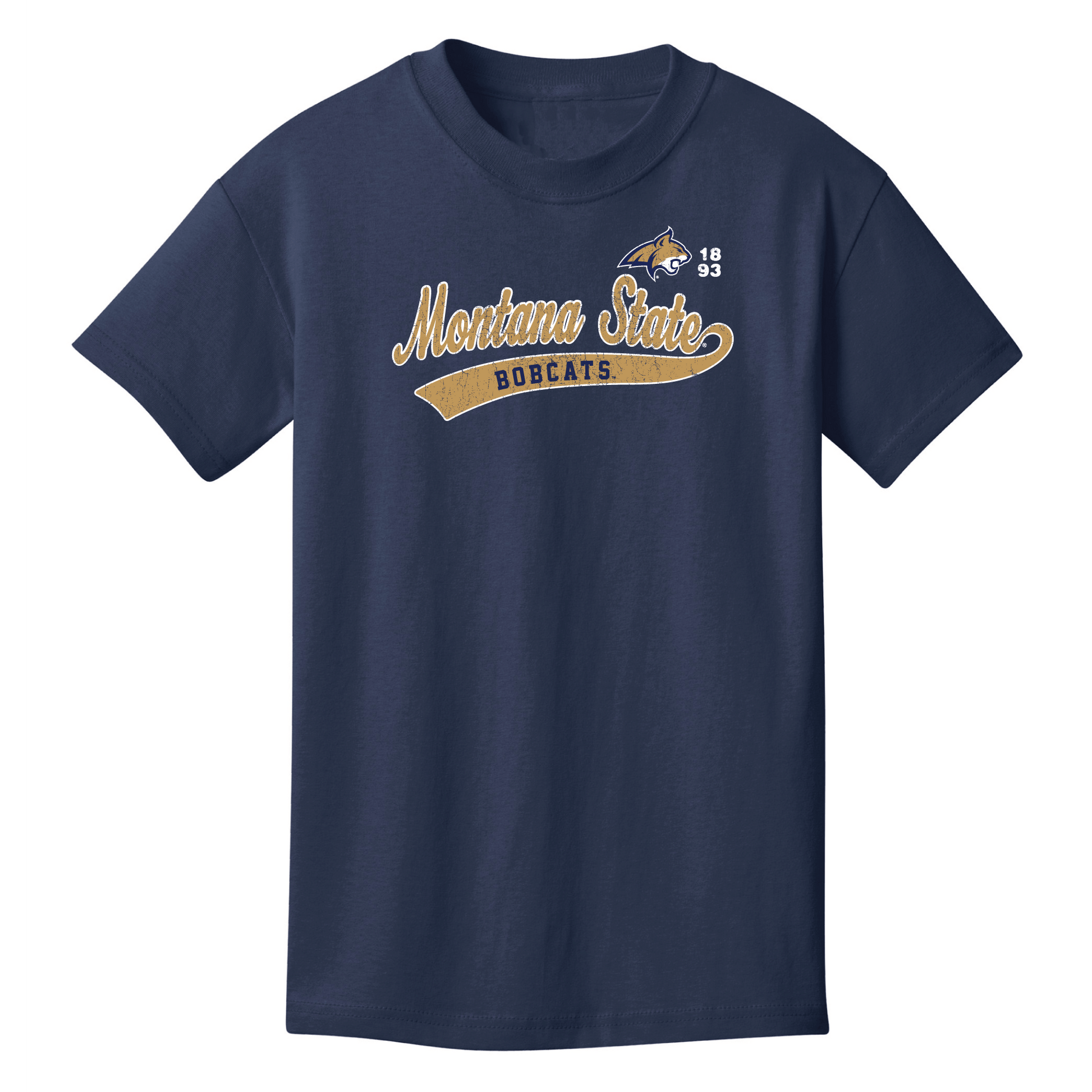 Montana State University Bobcats Old School Youth T-Shirt