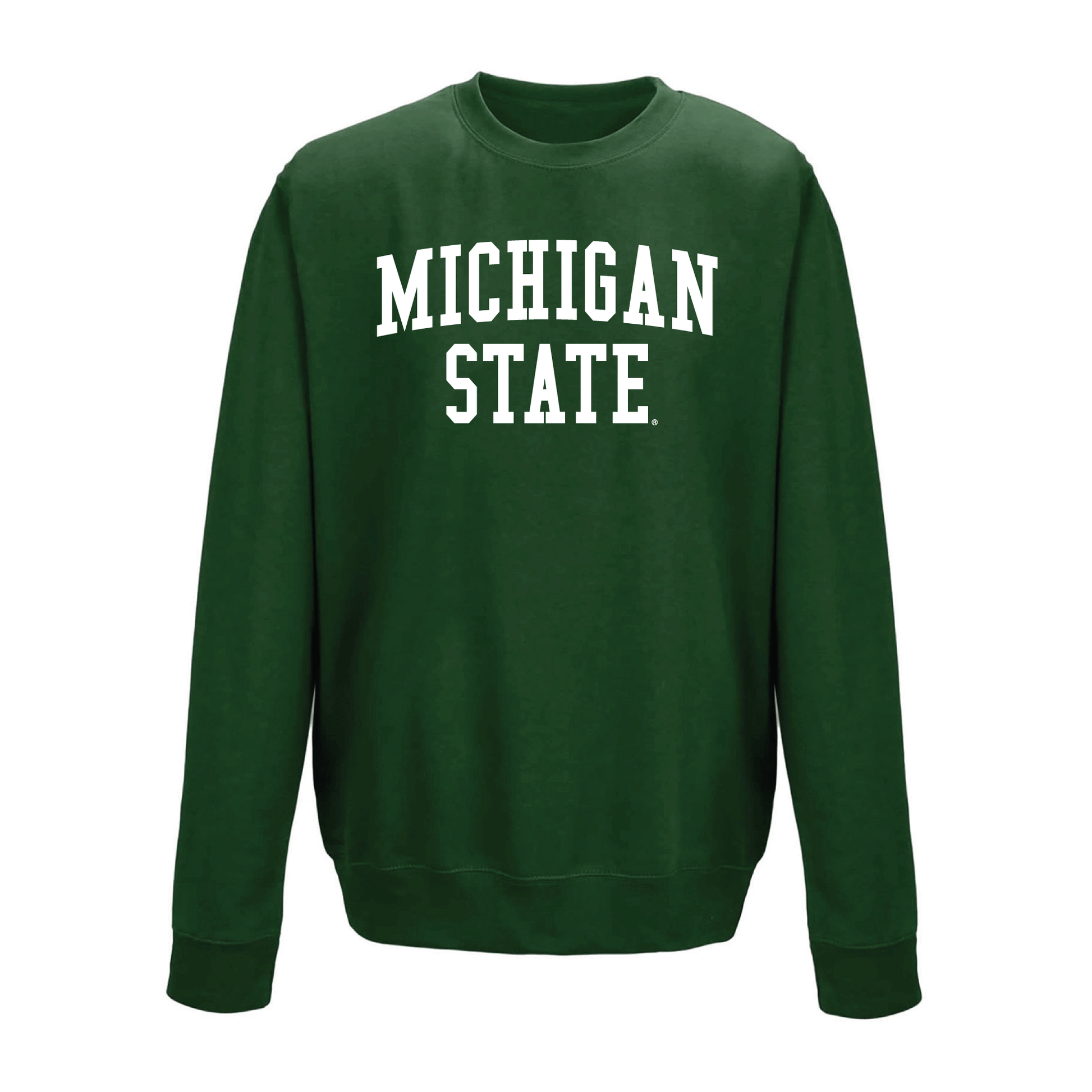 Michigan State University Spartans Block Crewneck Sweatshirt