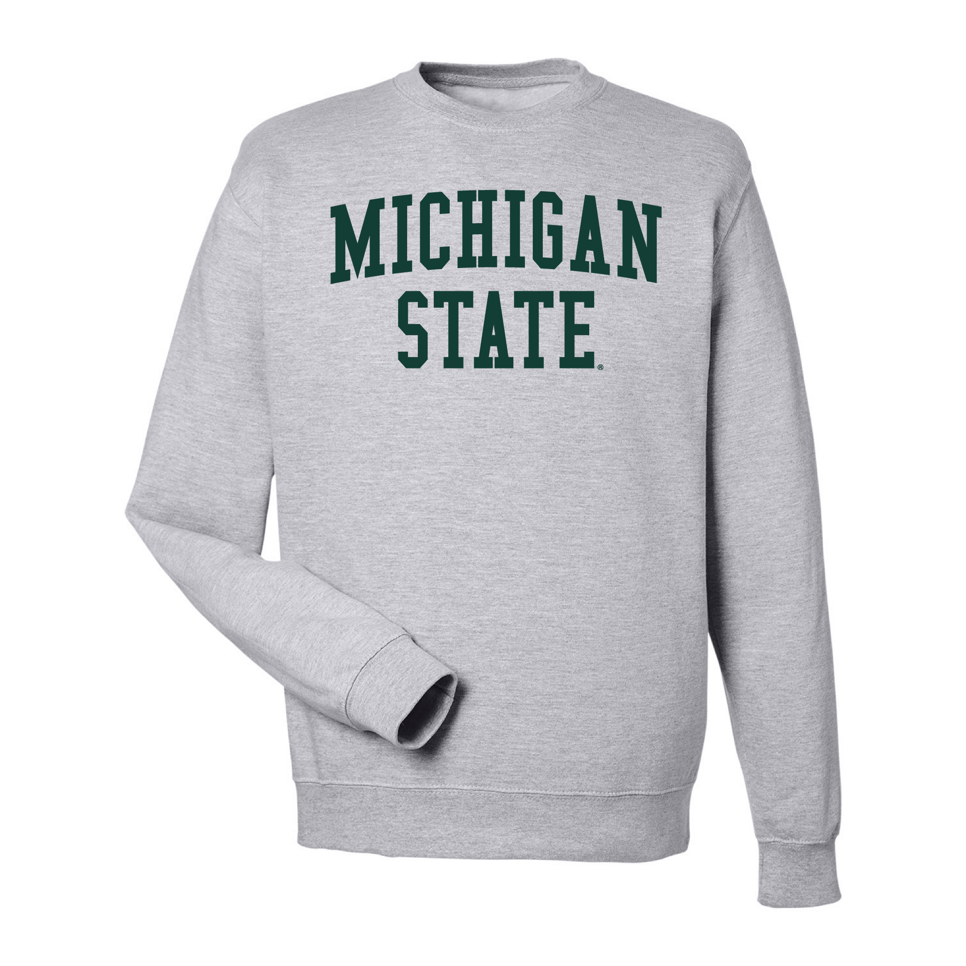 Michigan State University Spartans Block Crewneck Sweatshirt