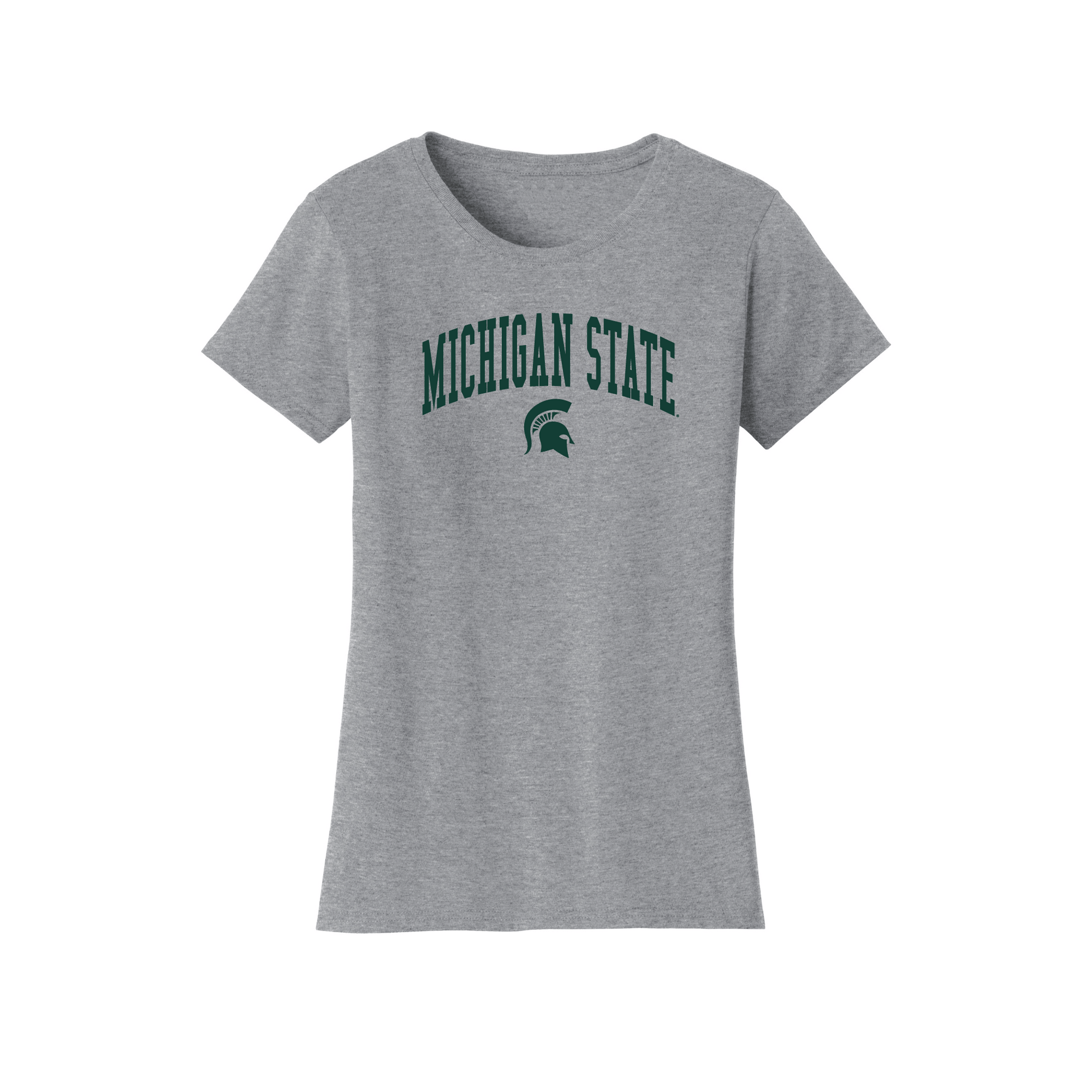 Michigan State University Spartans Jumbo Arch Womens T-Shirt