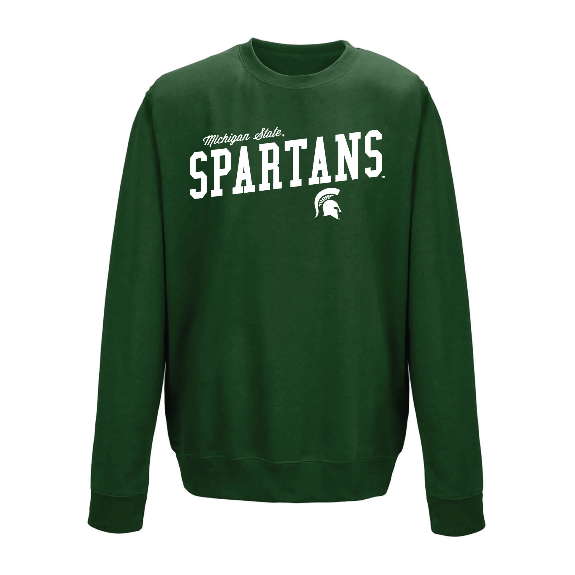 Michigan State University Spartans Uphill Victory Crewneck Sweatshirt