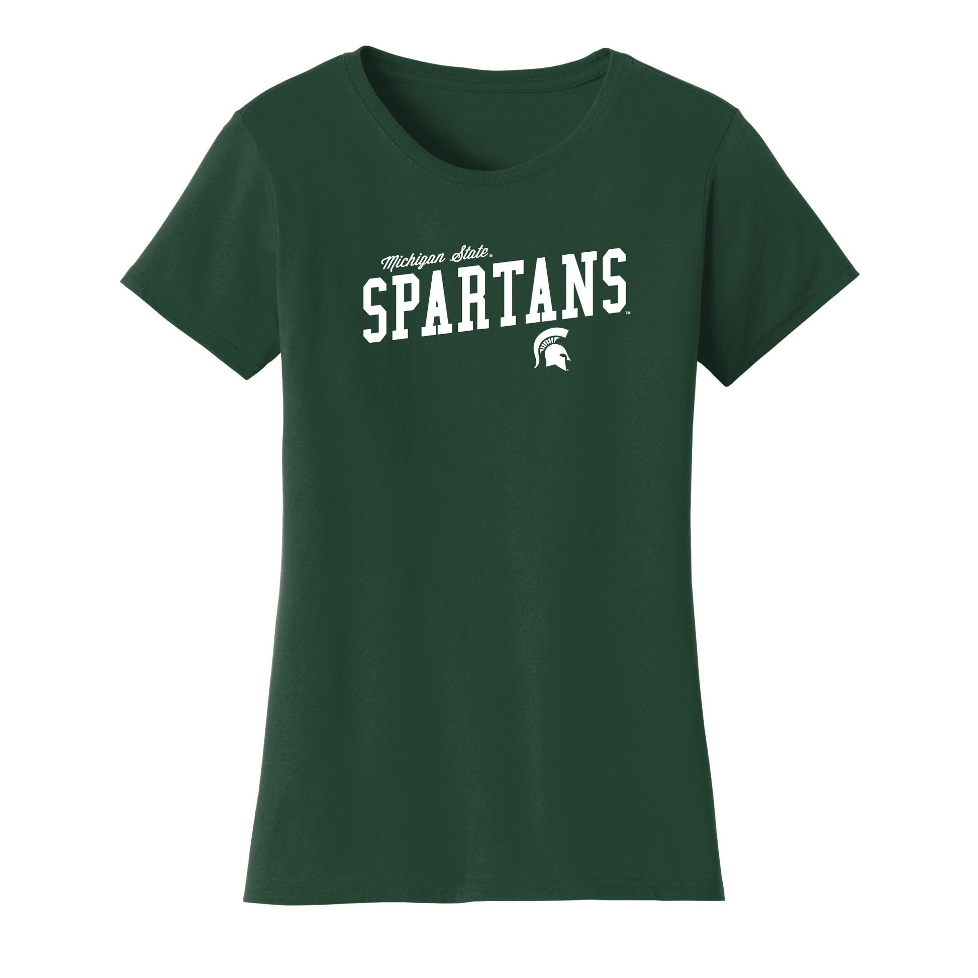 Michigan State University Spartans Uphill Victory Womens T-Shirt