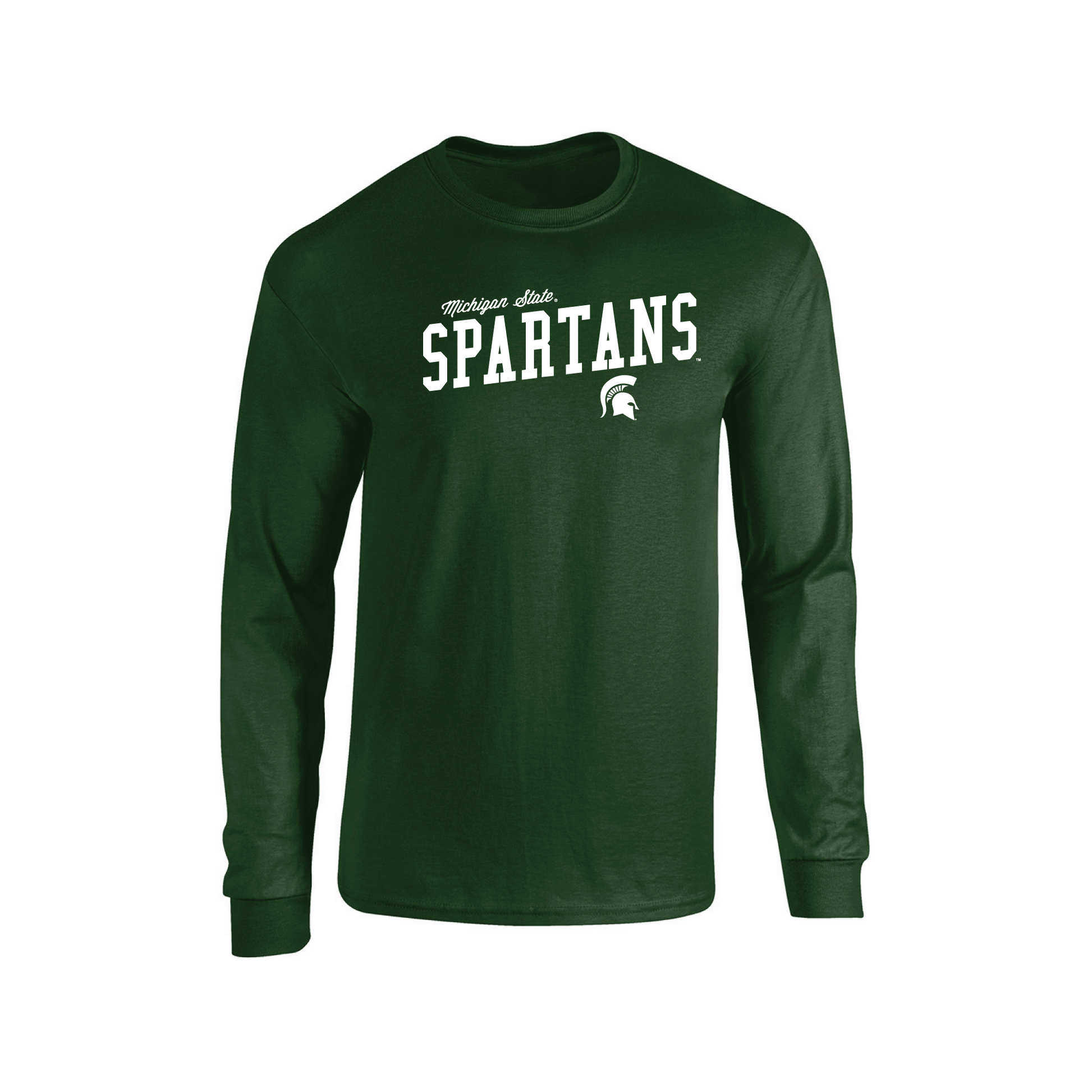 Michigan State University Spartans Uphill Victory Adult Long Sleeve T-Shirt