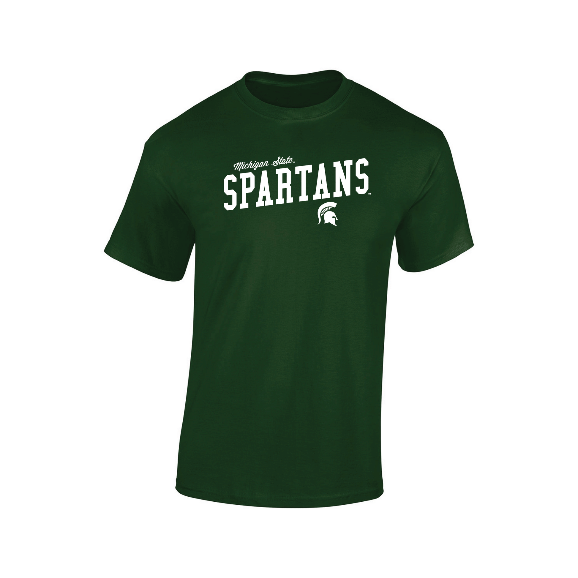 Michigan State University Spartans Uphill Victory Adult T-Shirt