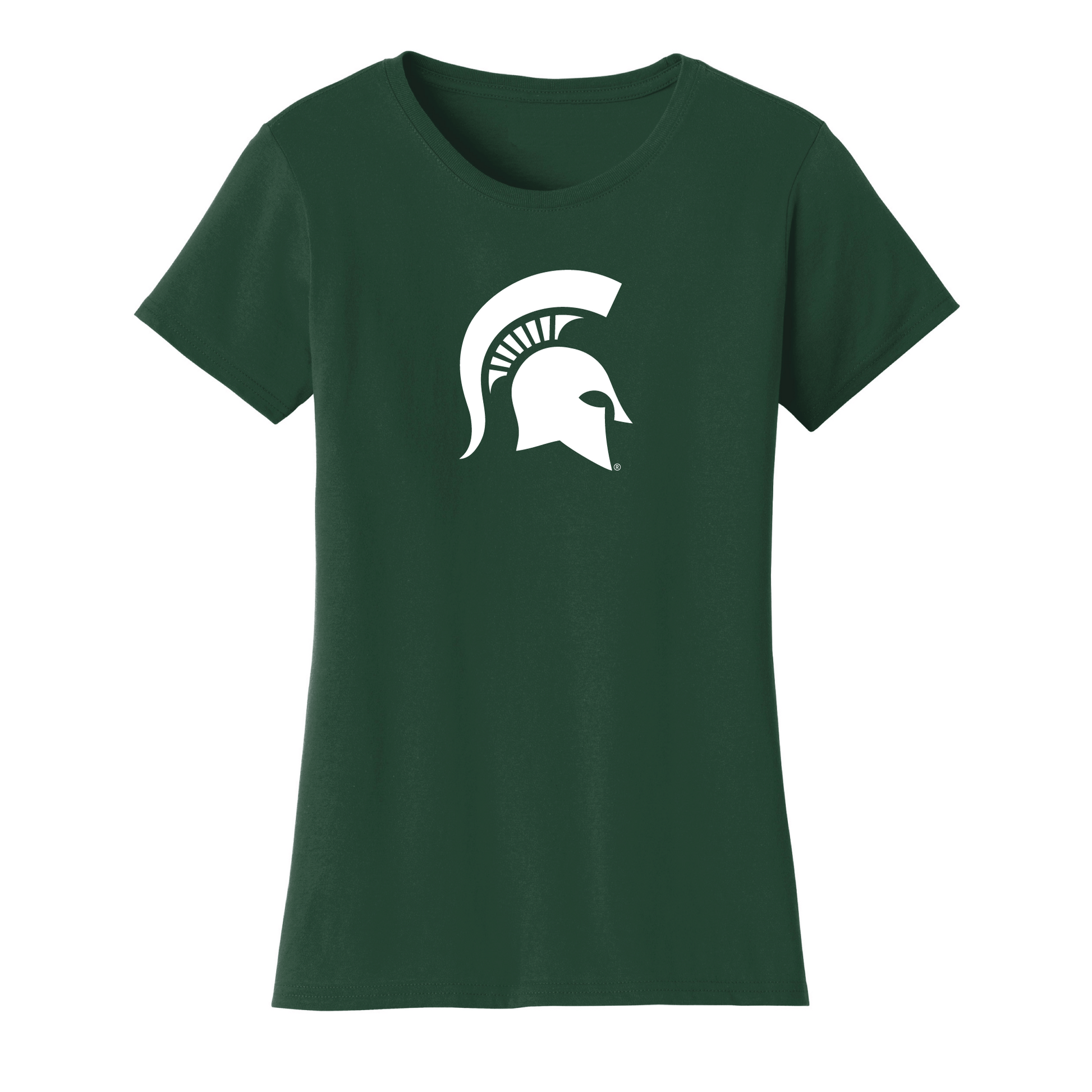 Michigan State University Spartans Jumbo Logo Womens T-Shirt