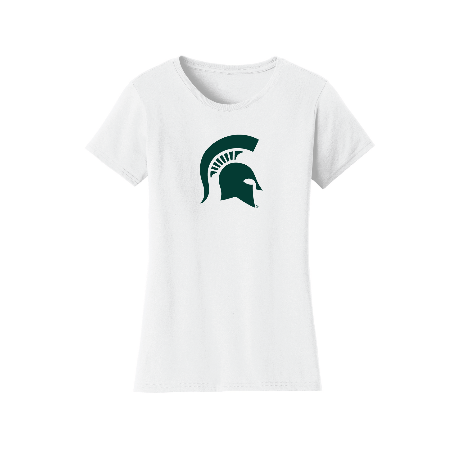Michigan State University Spartans Jumbo Logo Womens T-Shirt