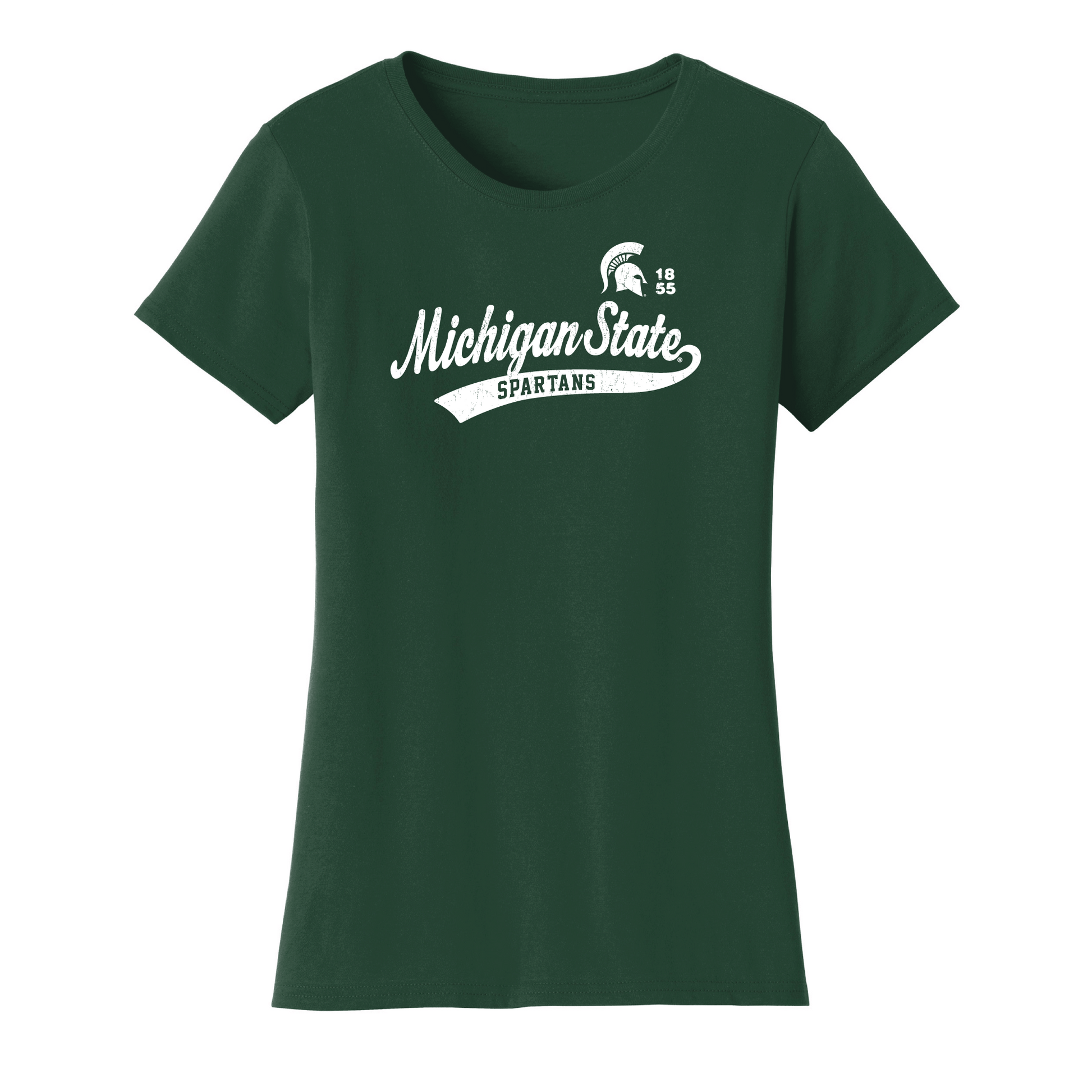 Michigan State University Spartans Old School Womens T-Shirt