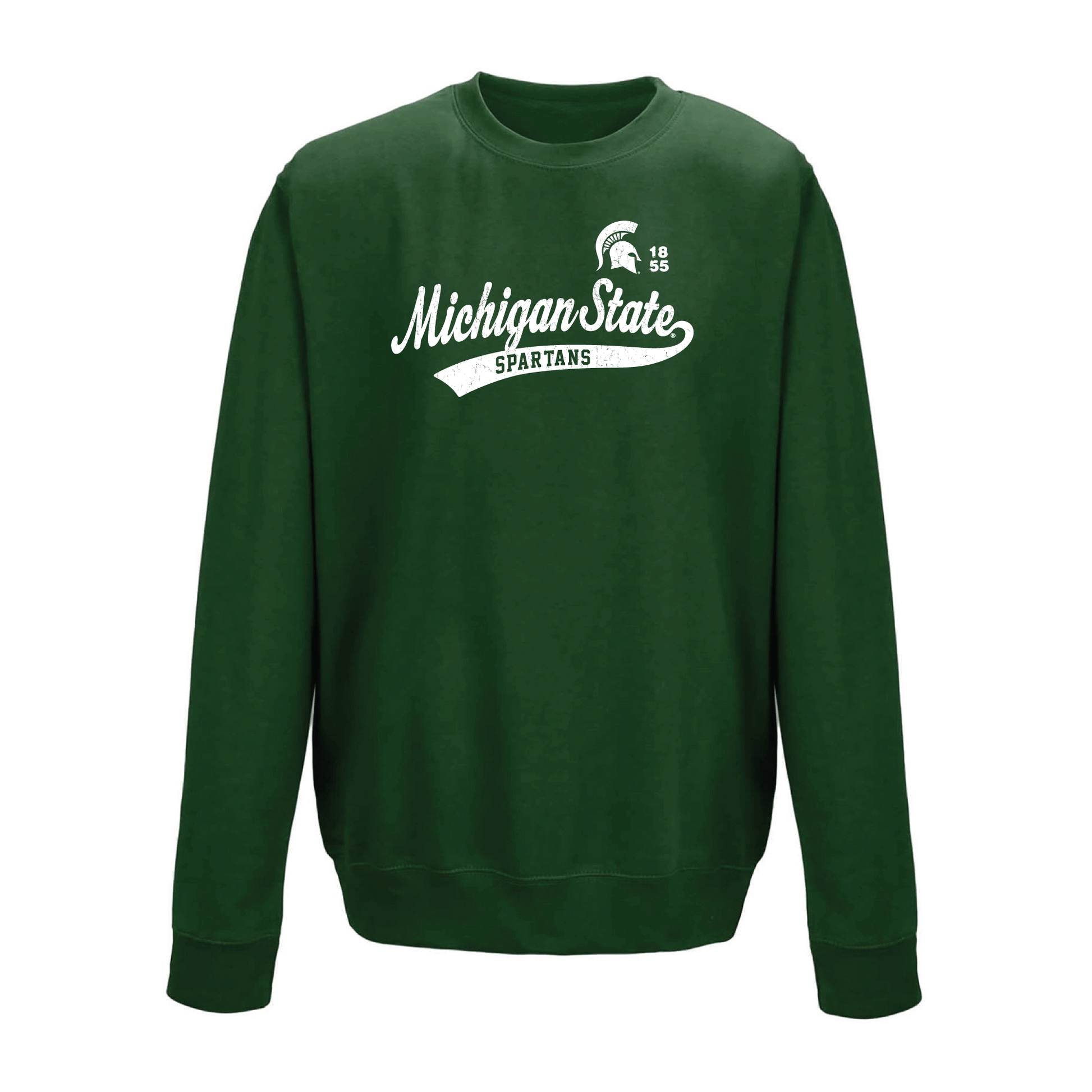 Michigan State University Spartans Old School Crewneck Sweatshirt