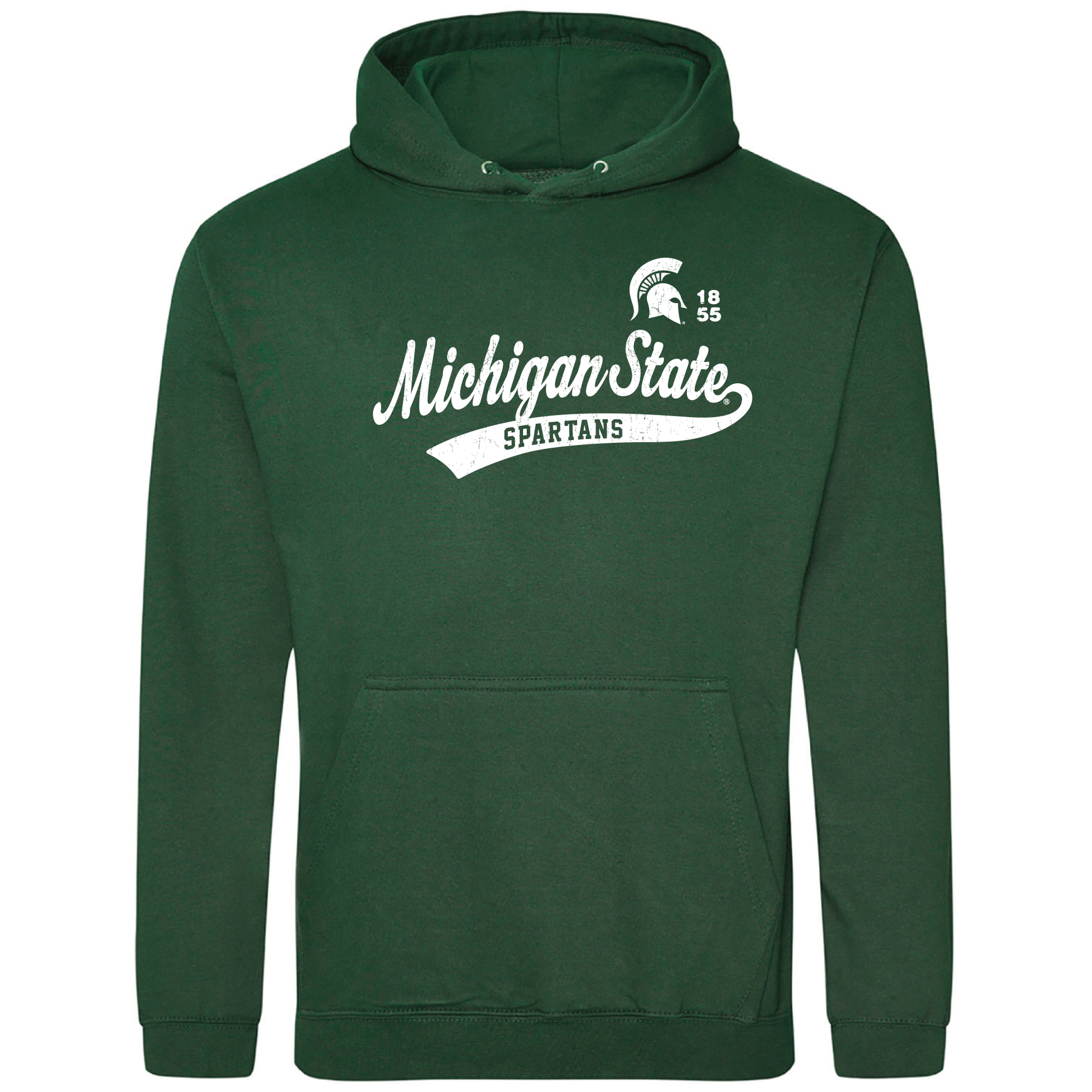 Michigan State University Spartans Old School Hooded Sweatshirt