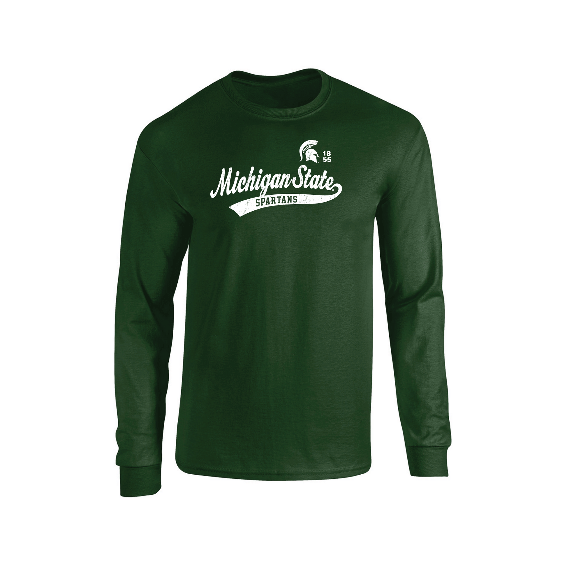 Michigan State University Spartans Old School Adult Long Sleeve T-Shirt