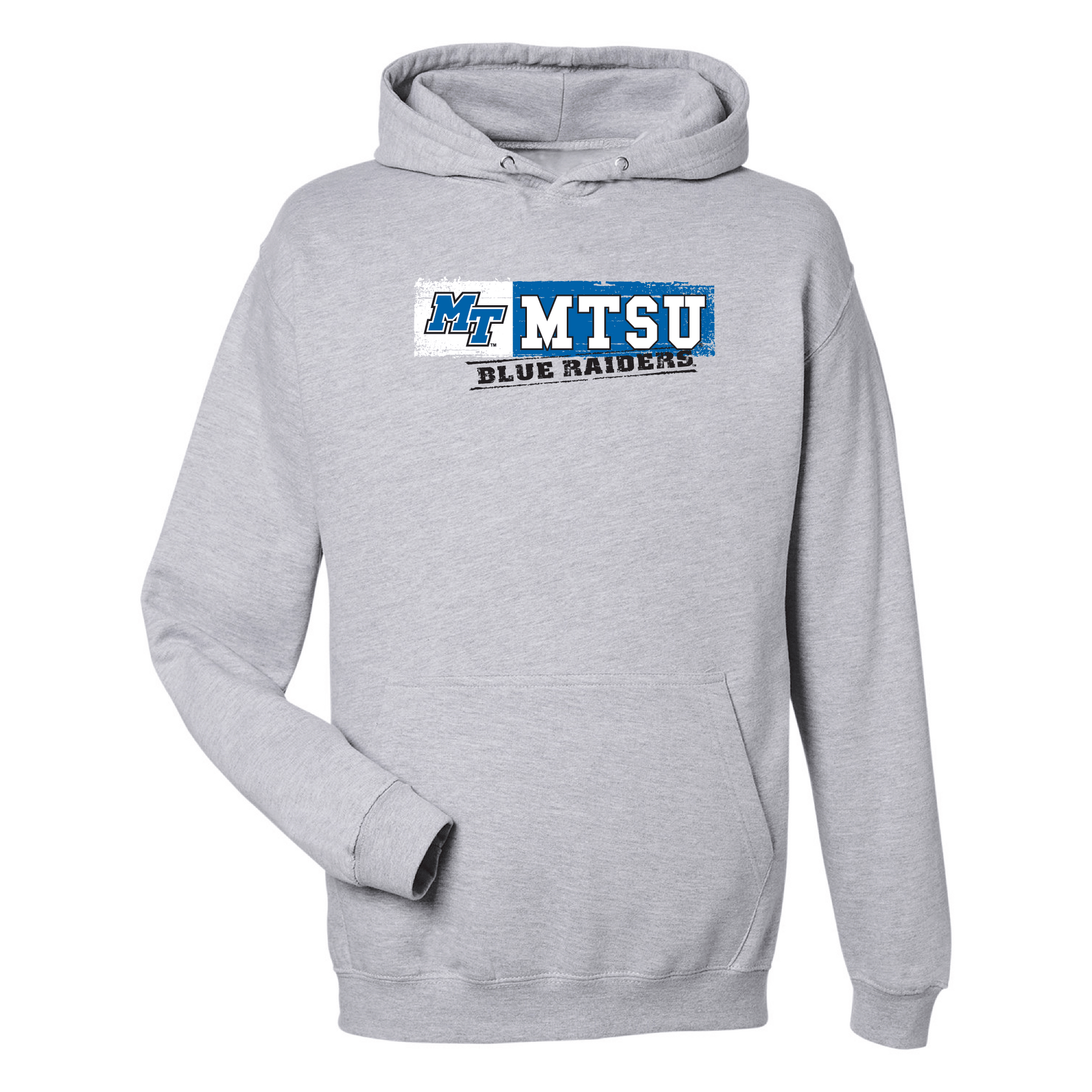 Middle Tennessee State University Blue Raiders Sticker Hooded Sweatshirt Fleece