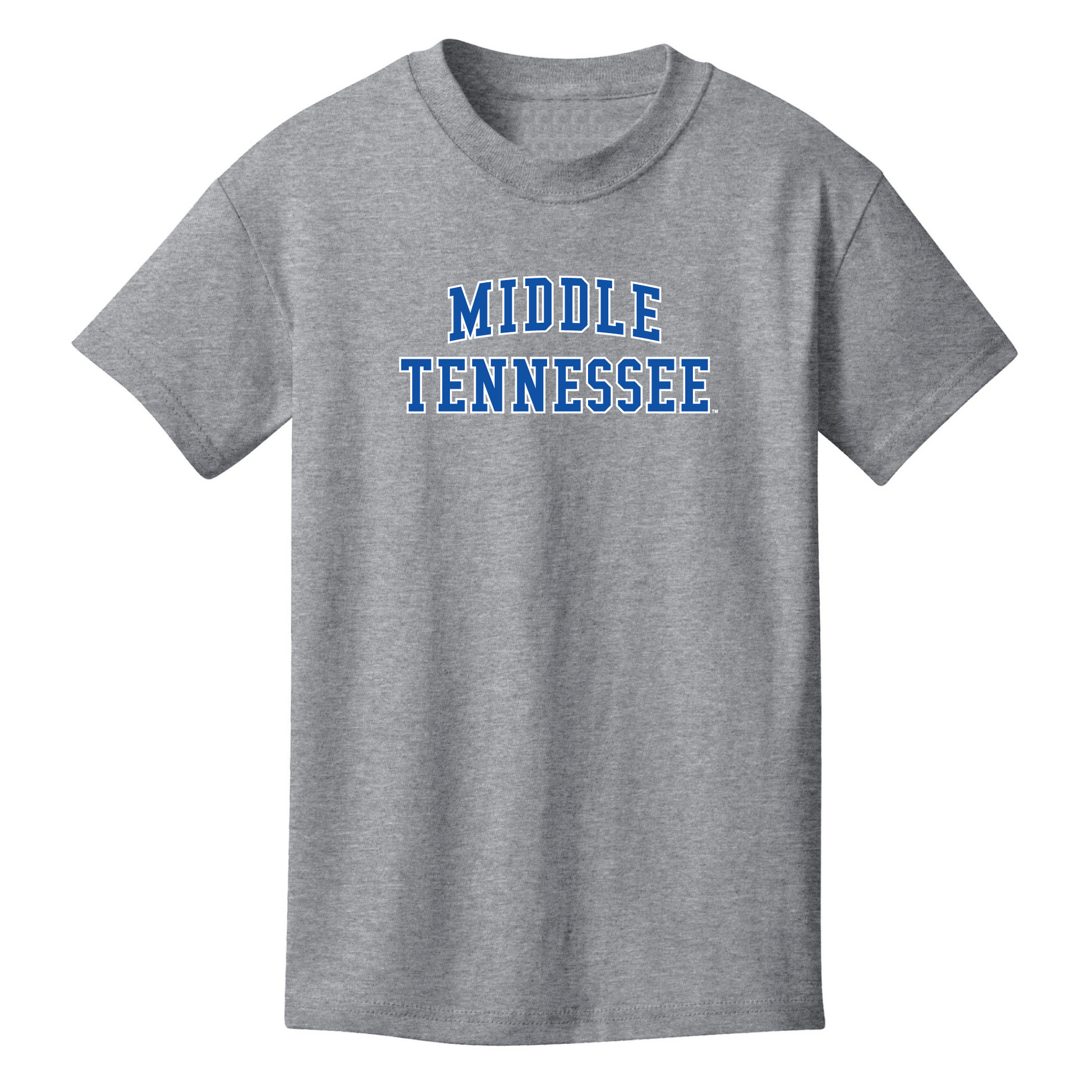 Middle Tennessee State University Blue Raiders Block Youth T-shirt
