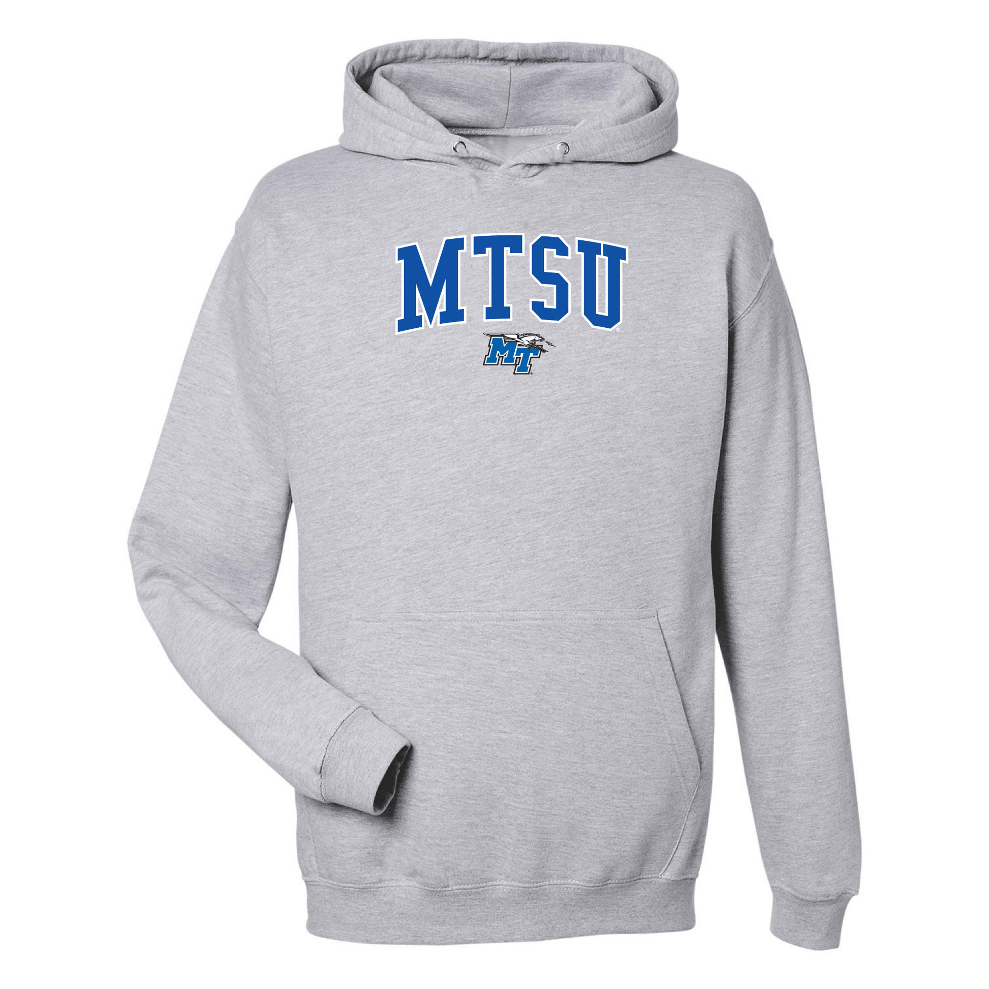 Middle Tennessee State University Blue Raiders Jumbo Arch Hooded Sweatshirt Fleece