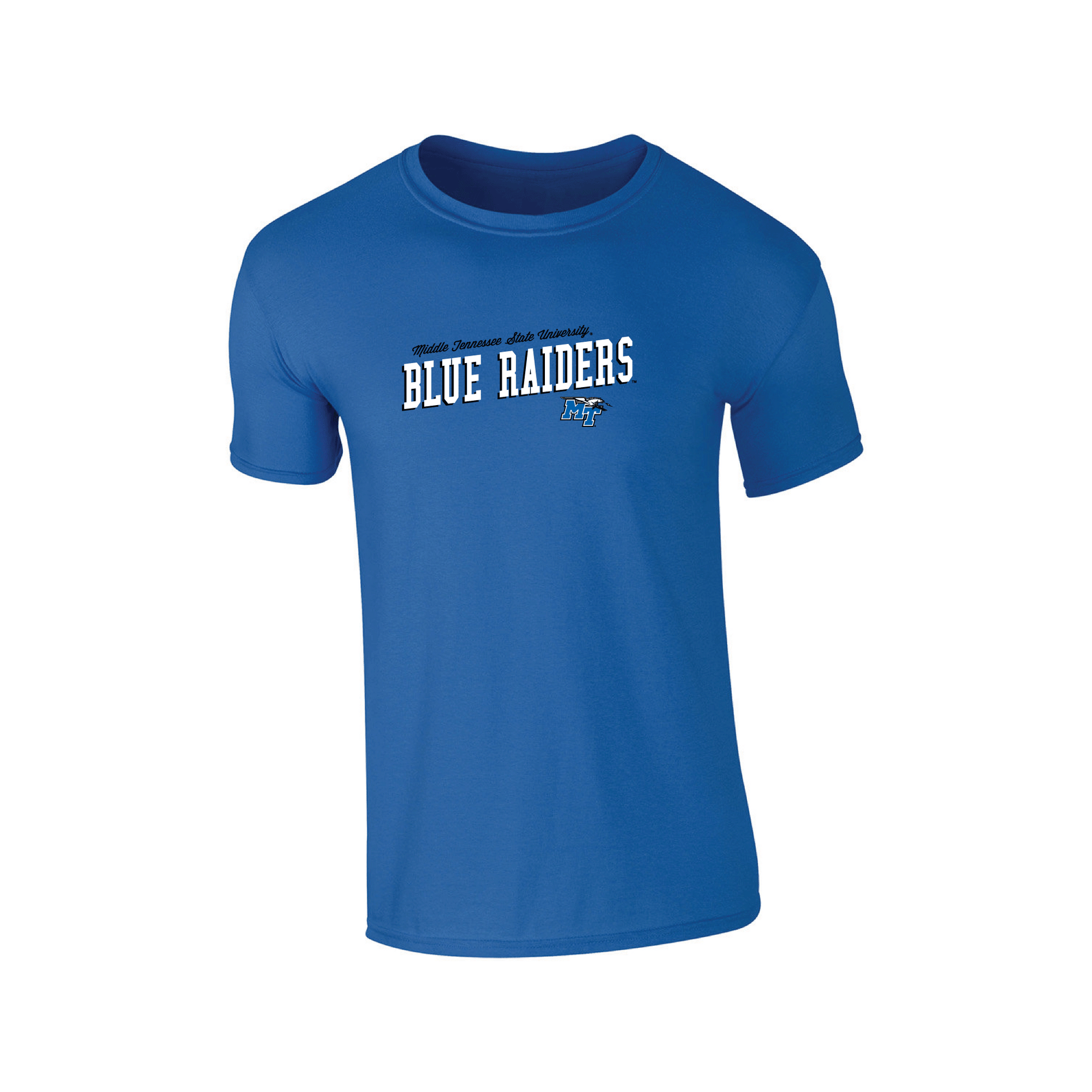 Middle Tennessee State University Blue Raiders Uphill Victory T-shirt Unisex Cotton