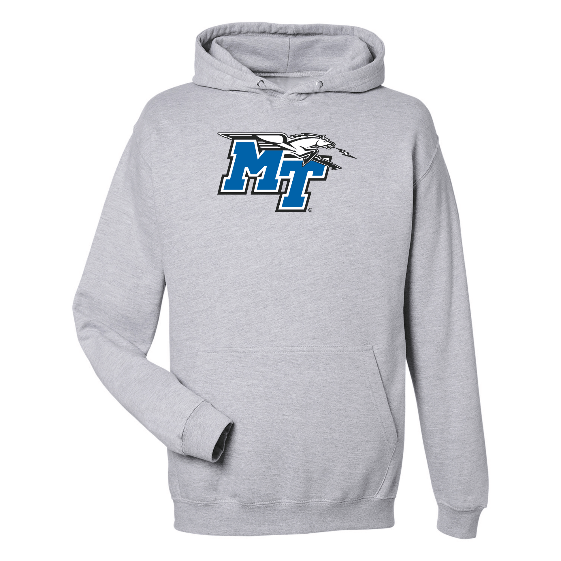 Middle Tennessee State University Blue Raiders Jumbo Logo Hooded Sweatshirt Fleece
