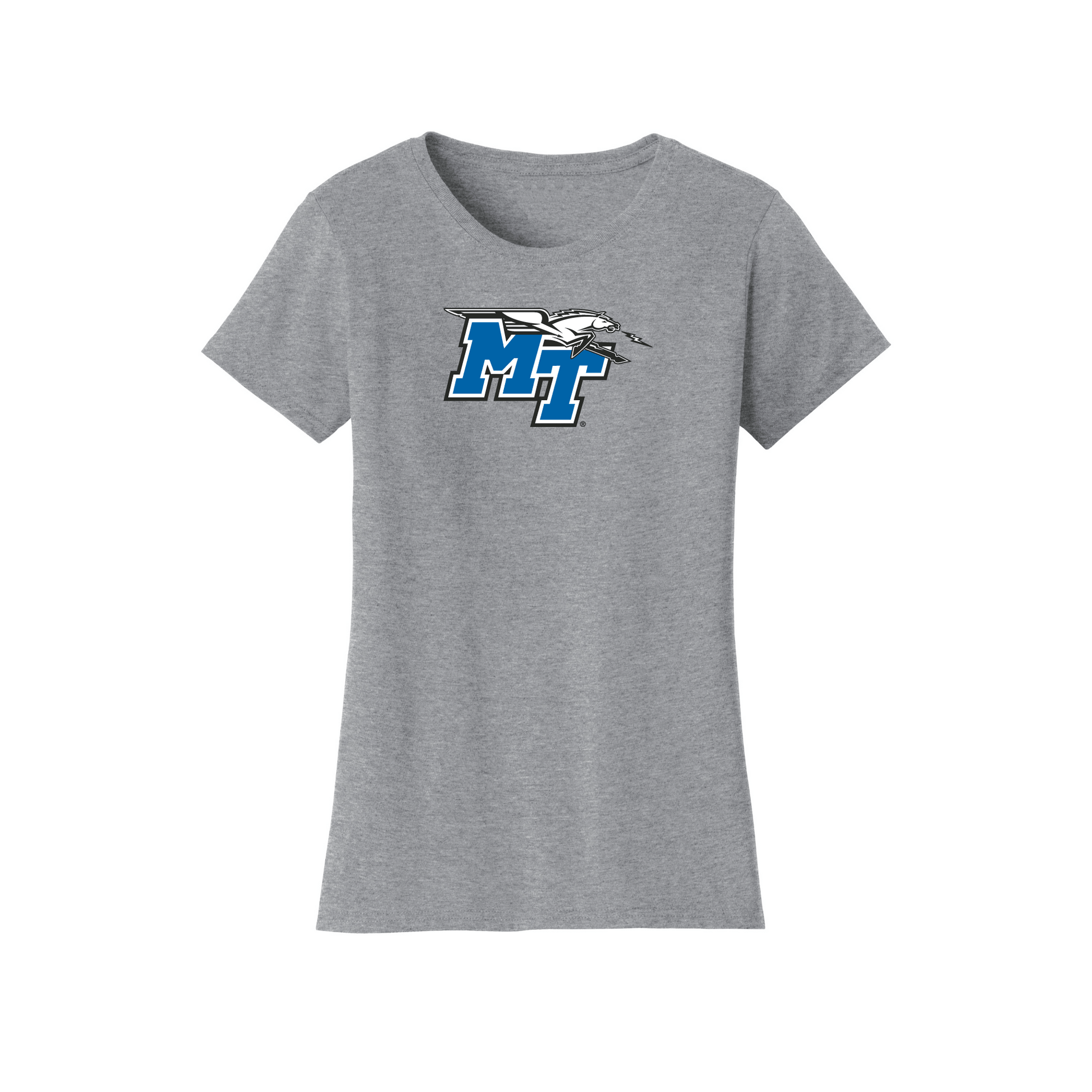 Middle Tennessee State University Blue Raiders Jumbo Logo Womens Relaxed T-shirt