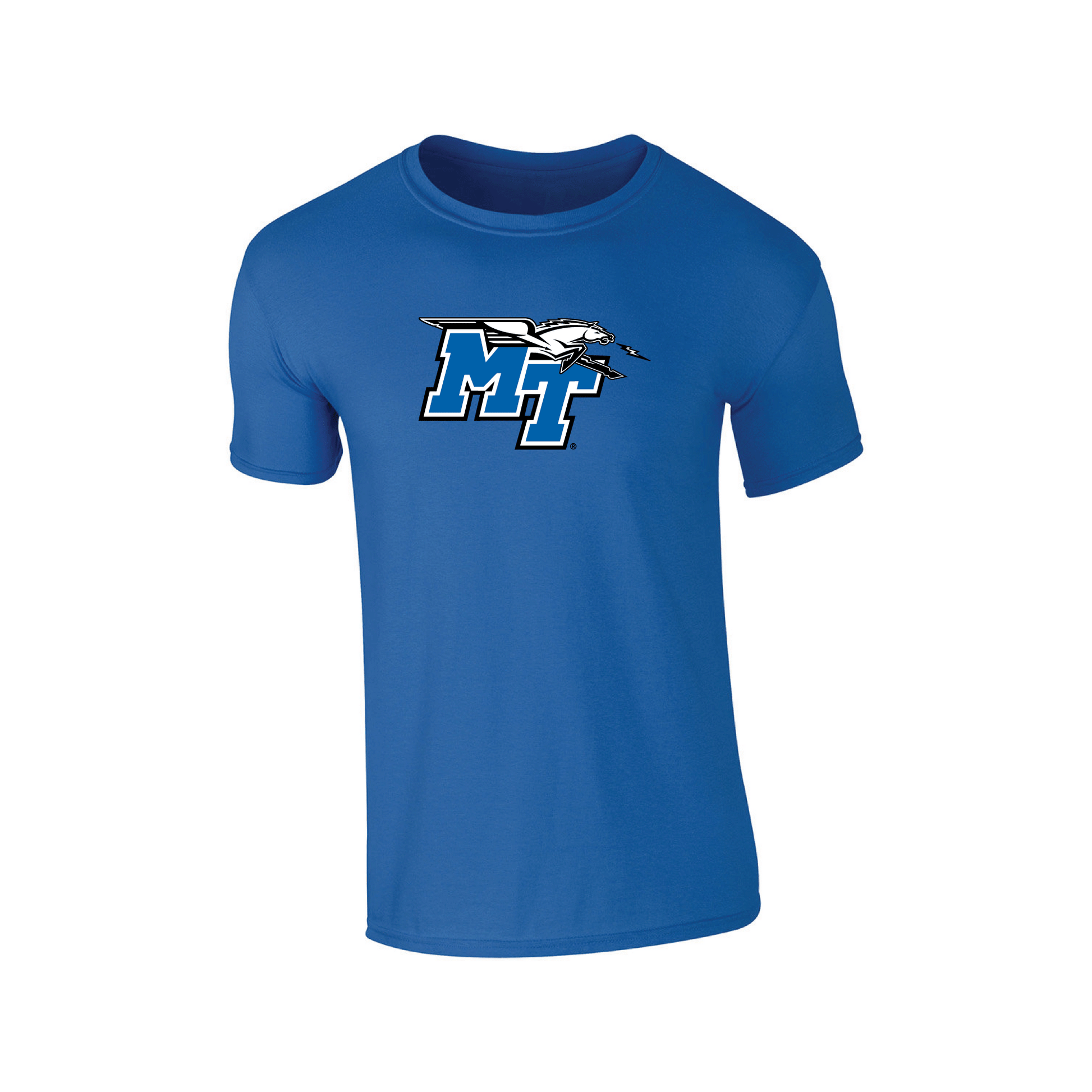 Middle Tennessee State University Blue Raiders Jumbo Logo T-shirt Unisex Cotton