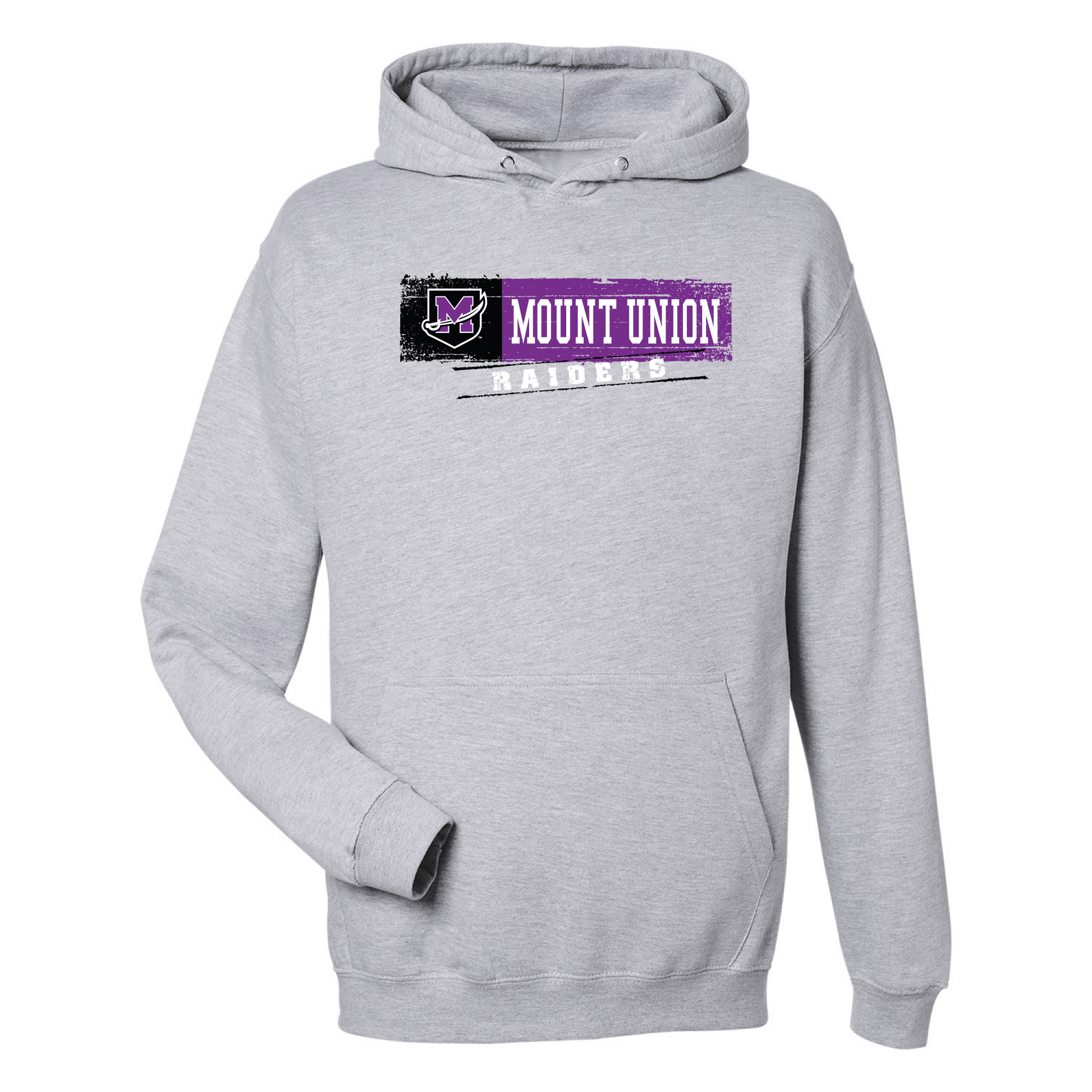 University of Mount Union Purple Raiders Sticker Hooded Sweatshirt