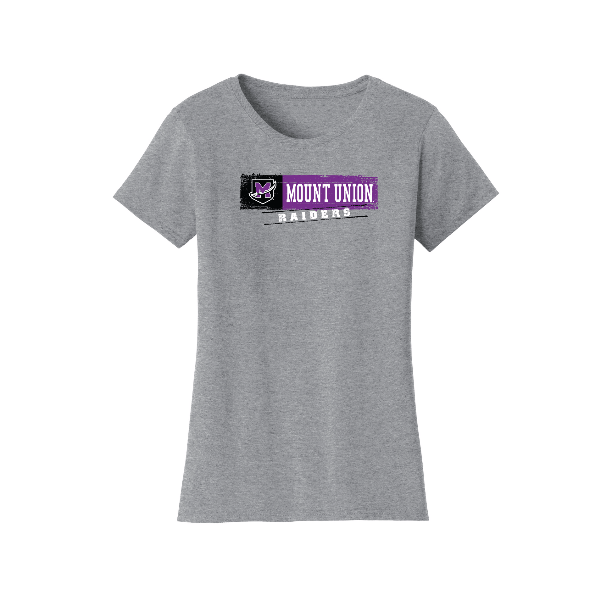 University of Mount Union Purple Raiders Sticker Womens T-Shirt